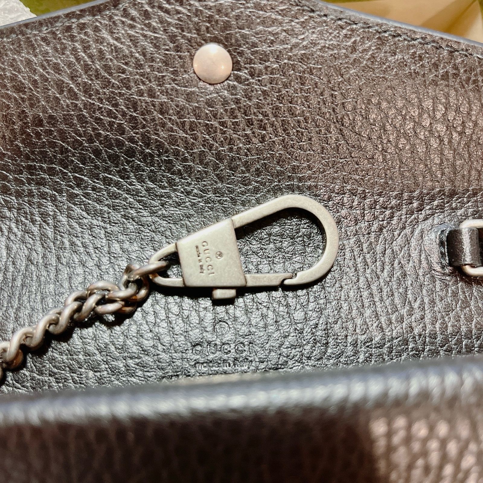 Gucci Dionysus super mini crystal embellished leather bag Size ONE SIZE - 9 Thumbnail