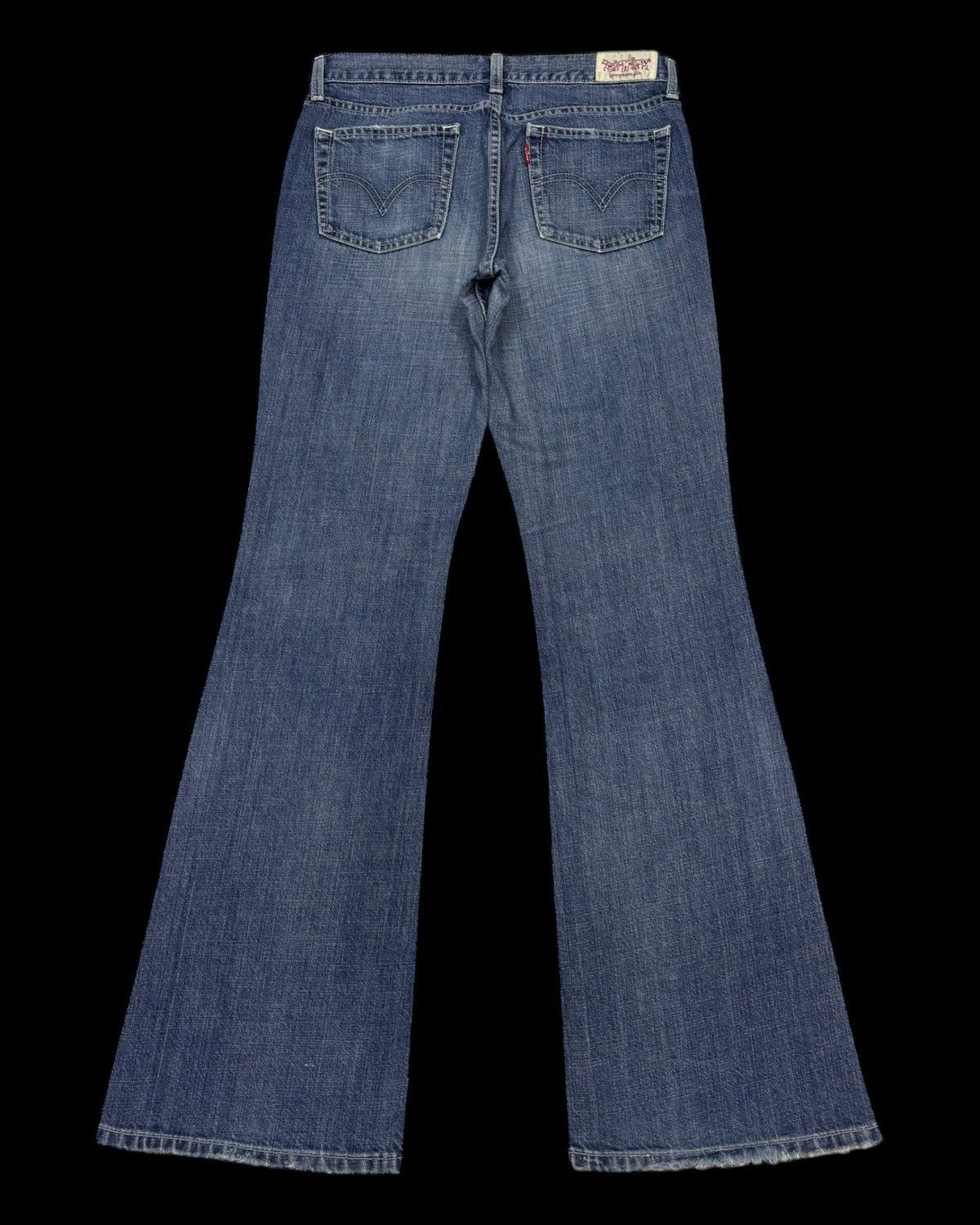 If Six Was Nine 💥Flare Levis 90s Strauss Co Bootcut Denim Jeans Flared Size US 31 - 2 Thumbnail