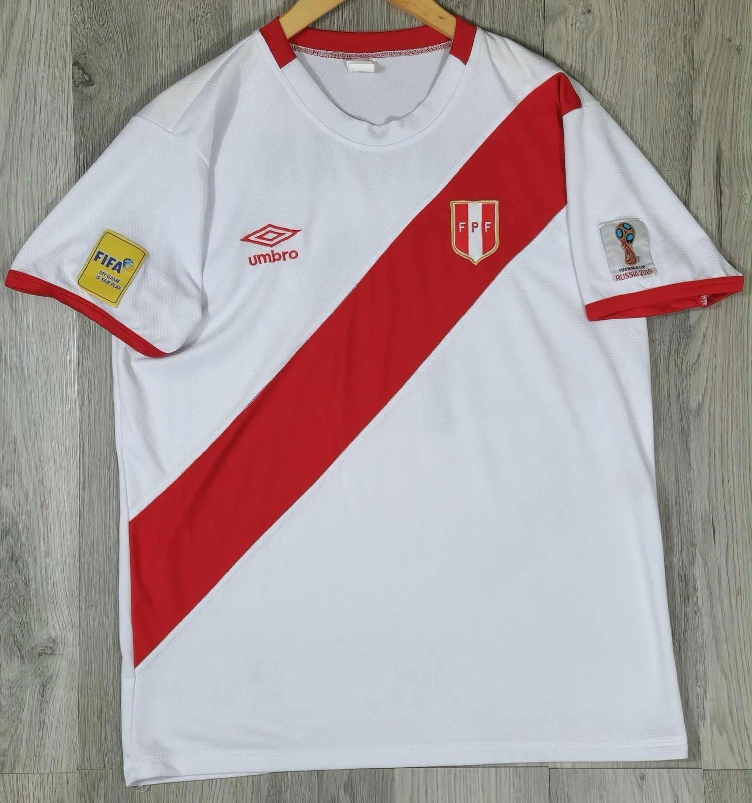 Other Peru National Team Umbro FIFA World Cup 2018 Farfan #10 #5 Size ONE SIZE - 1 Thumbnail
