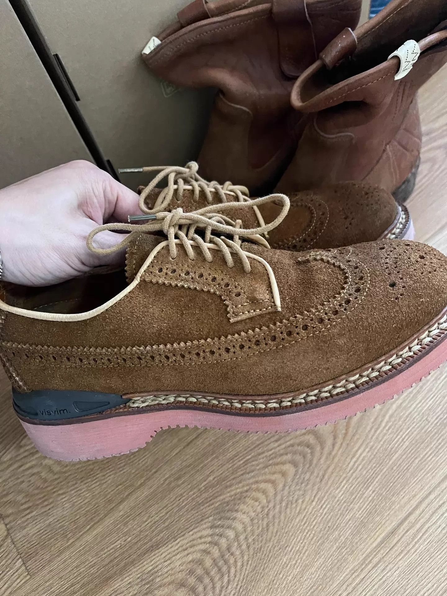 Visvim visvim 16ss patrician wt folk brown 8.5 mint brogue Size US 8.5 / EU 41-42 - 1 Thumbnail