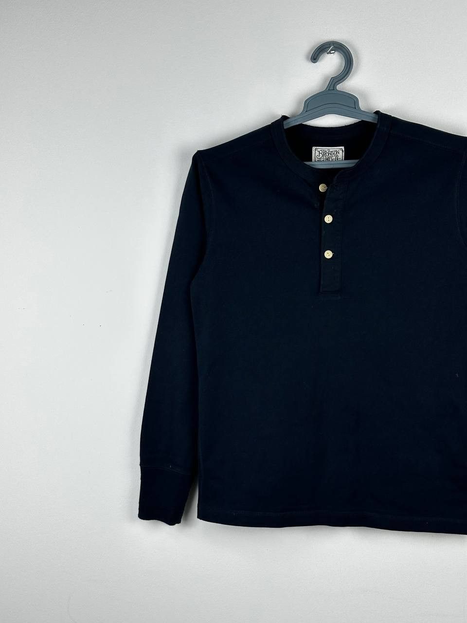 Bronson MFG. CO. Bronson MFG Tubular Long sleeve T Shirt Navy Heavyweight Size US S / EU 44-46 / 1 - 2 Thumbnail