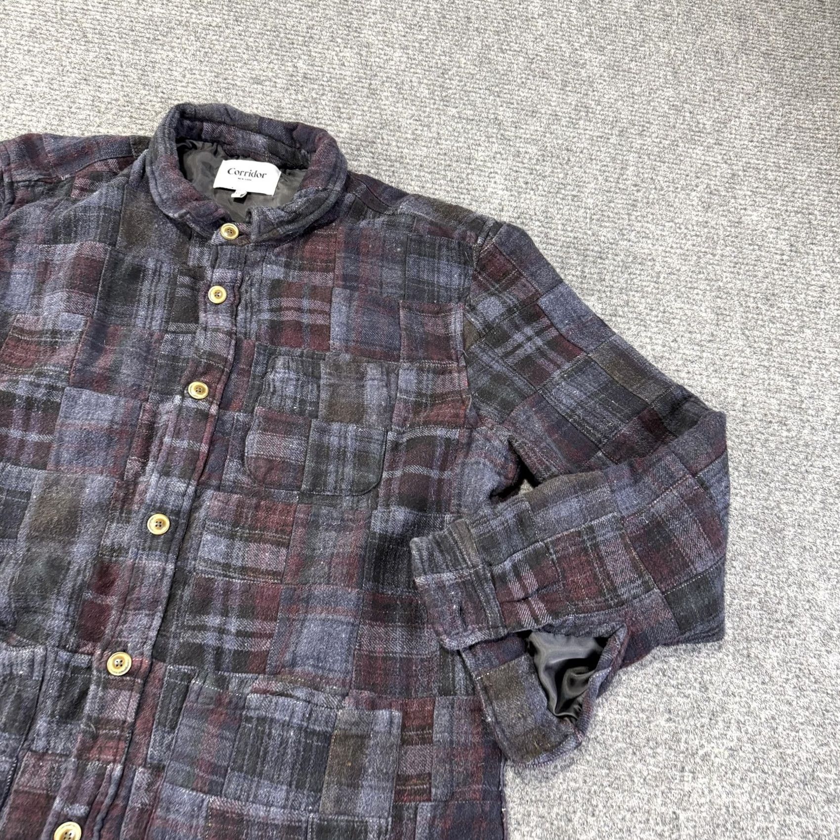 Corridor Corridor Mens Jacket Flannel Quilted Plaid 2XL Size US XXL / EU 58 / 5 - 3 Thumbnail