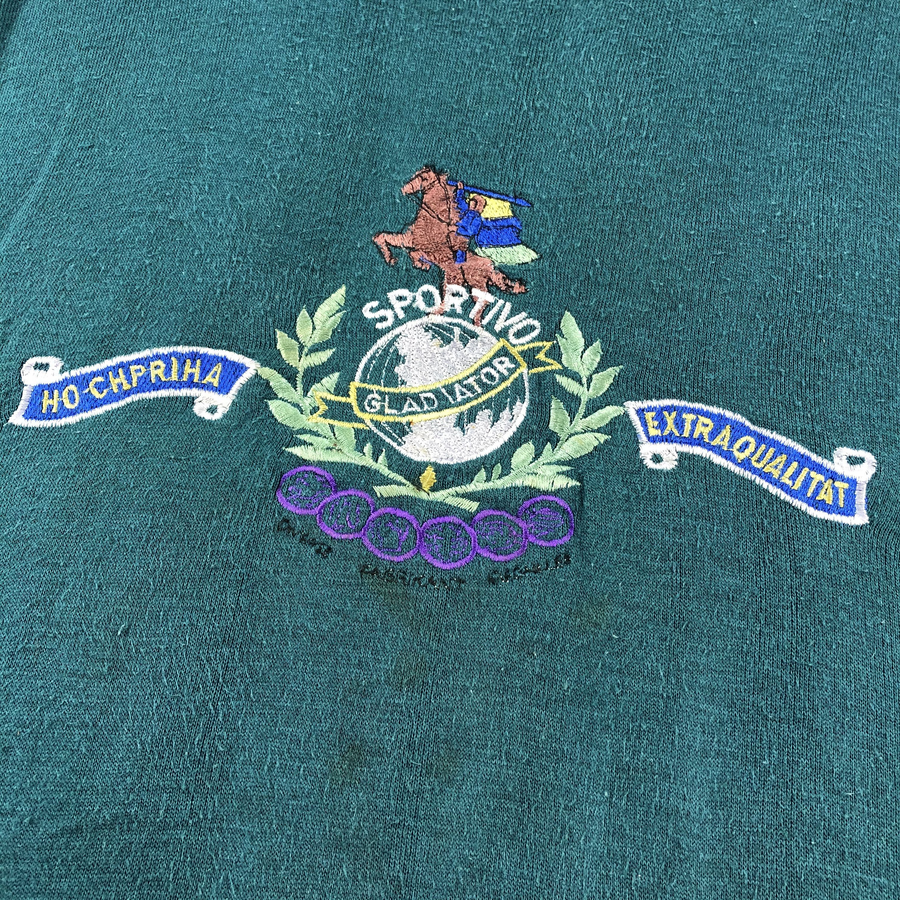 Vintage Vintage Sportivo Sweatshirt Embroidered Logo F168 Size US L / EU 52-54 / 3 - 3 Thumbnail