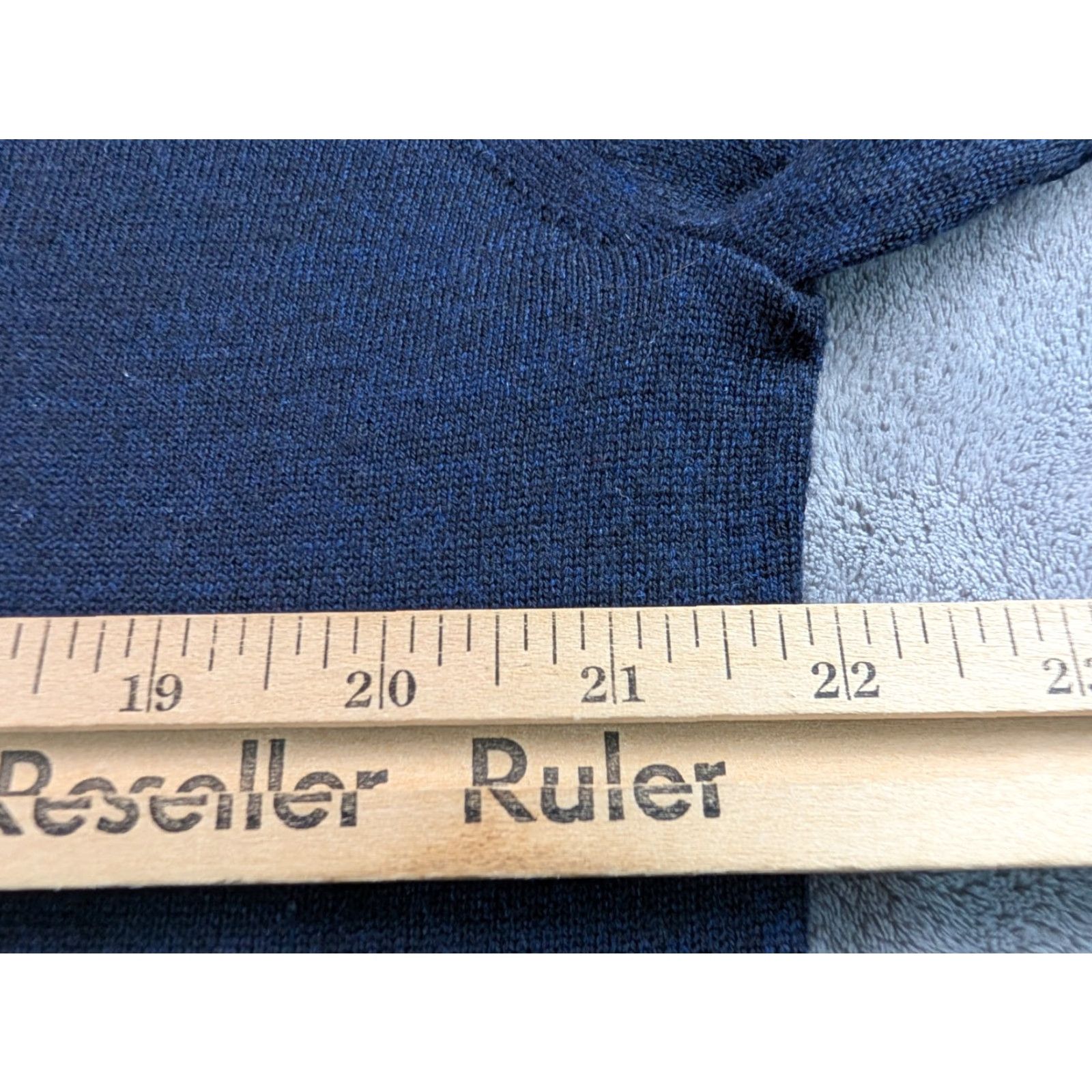 UNTUCKit UNTUCKit Belguardo Extra Fine Merino Wool 1/4 Zip Pullover Sweater Navy Men's L Size US L / EU 52-54 / 3 - 7 Thumbnail