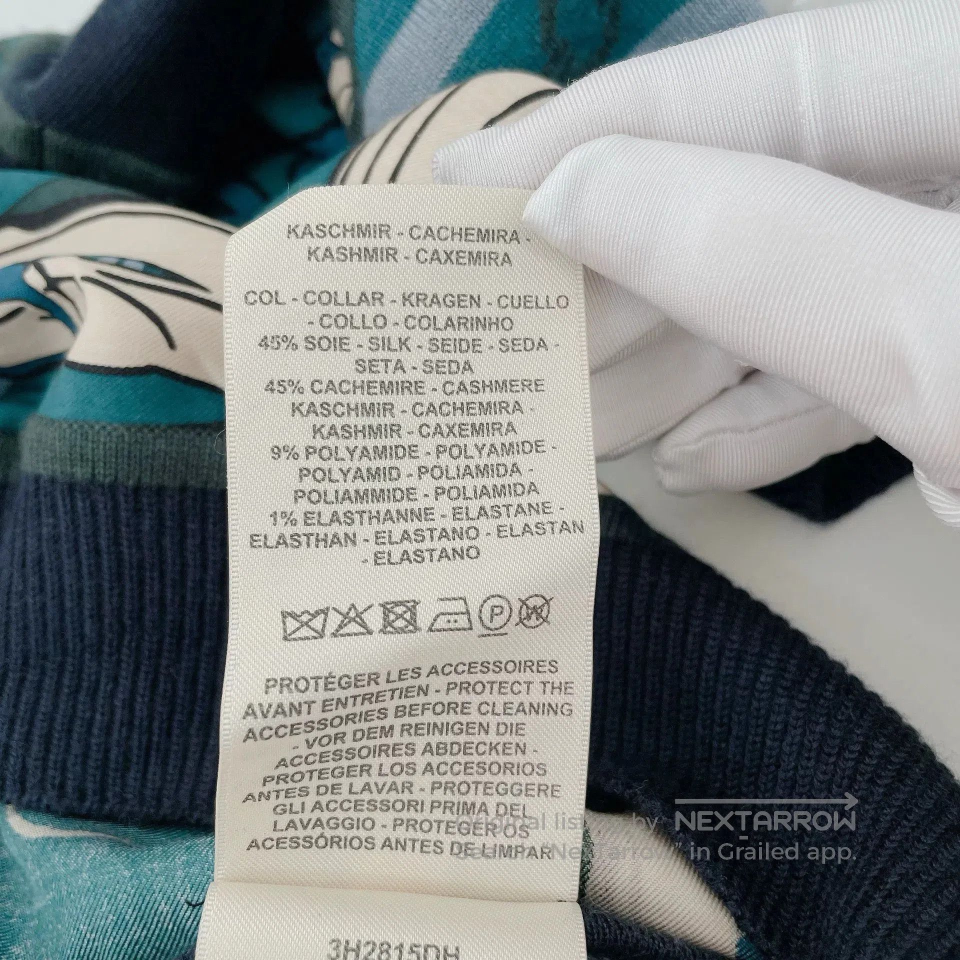 Hermes Hermes Green Printed Short Sleeve T. Size US S / EU 44-46 / 1 - 8 Thumbnail