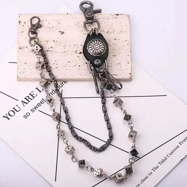Jewelry Dice Chain Wallet Belt Chain Trousers Pants and jeans Size ONE SIZE - 1 Thumbnail