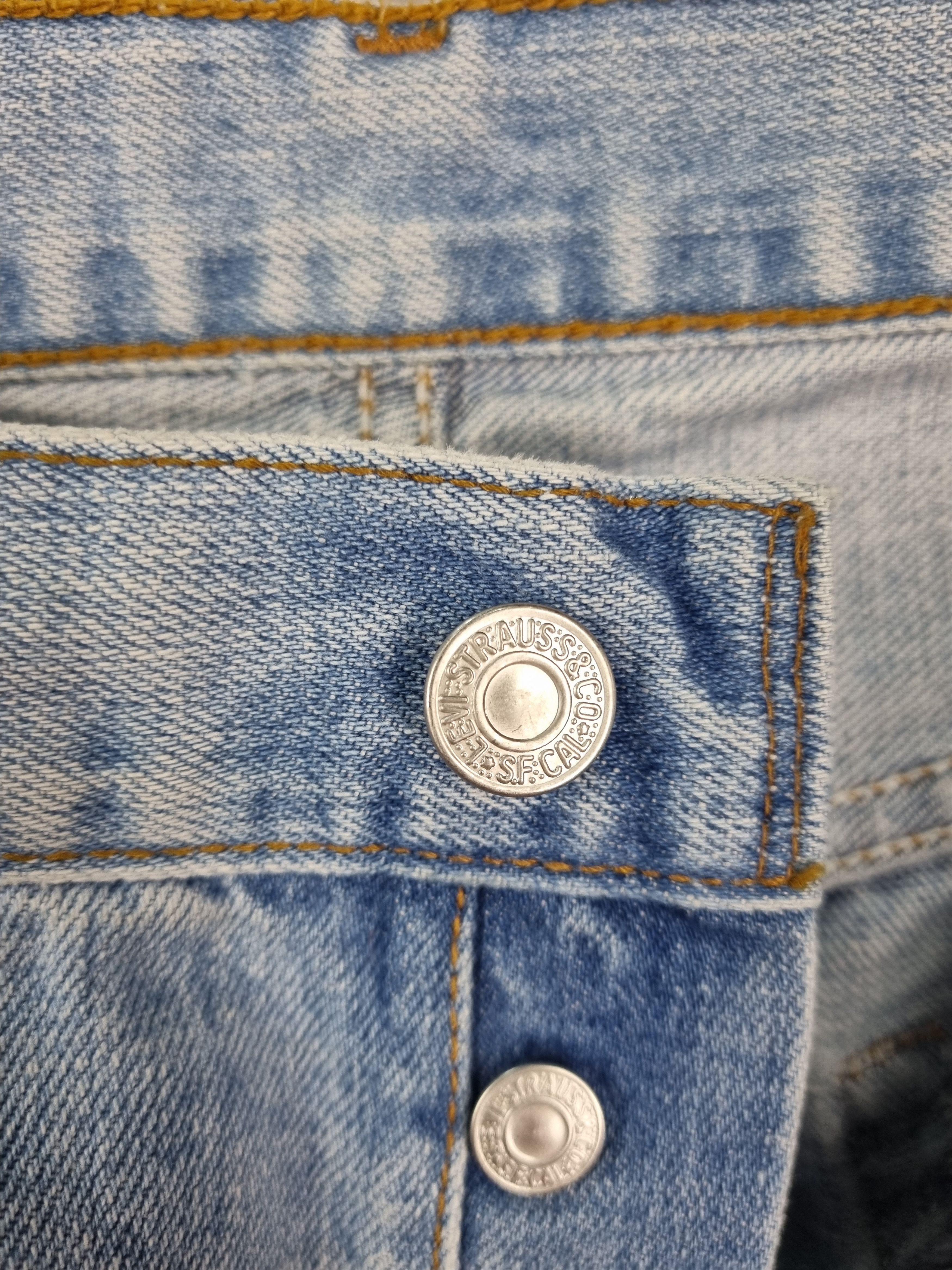 Levi's × Levi's Vintage Clothing × Vintage Levis 501 Magic Blue Vintage Denim Jeans Size US 36 / EU 52 - 9 Thumbnail