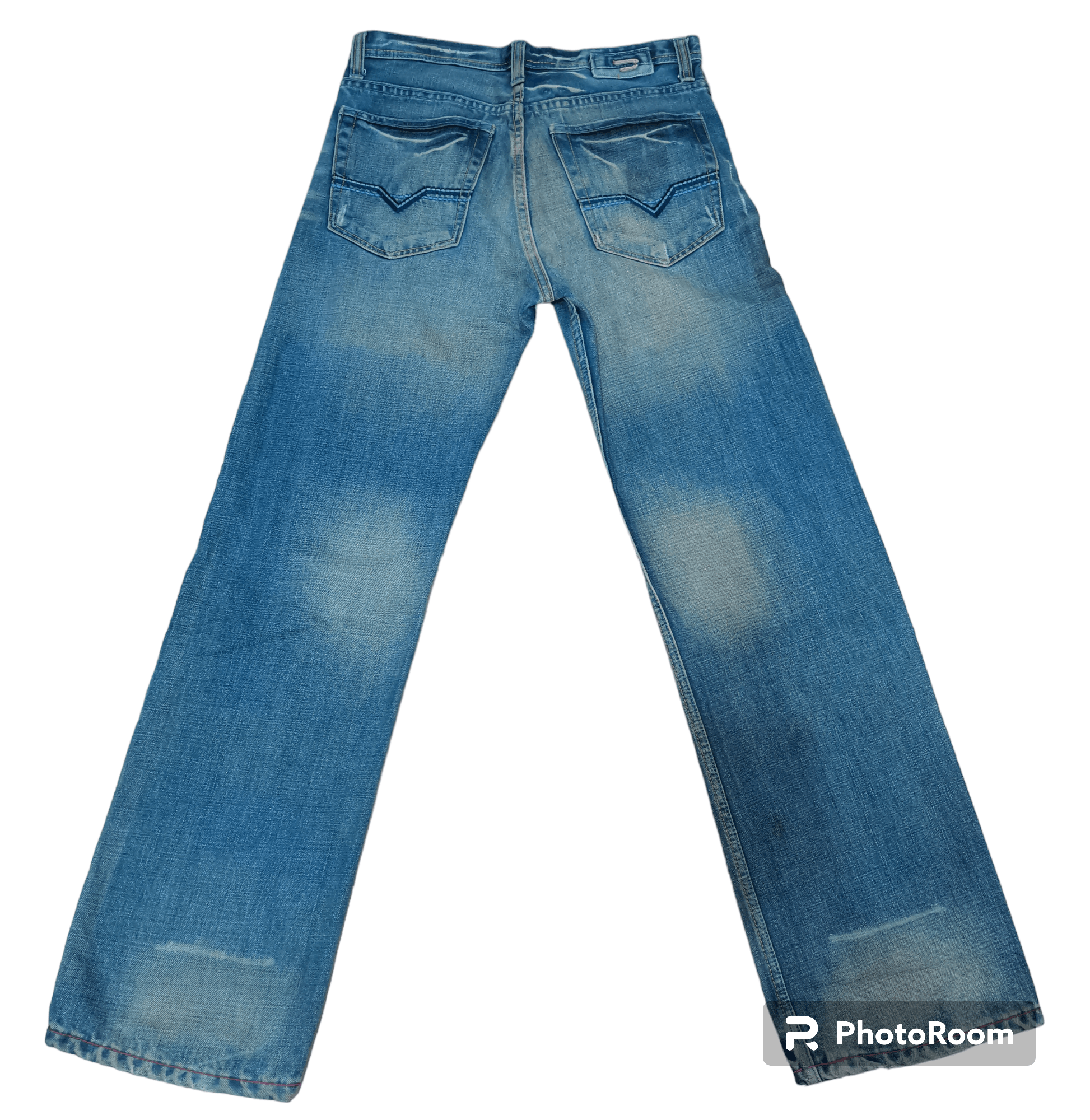 Diesel DIESEL BUTTON-FLY SEASONED DISTRESSED DESIGN JEANS Size US 32 / EU 48 - 4 Thumbnail