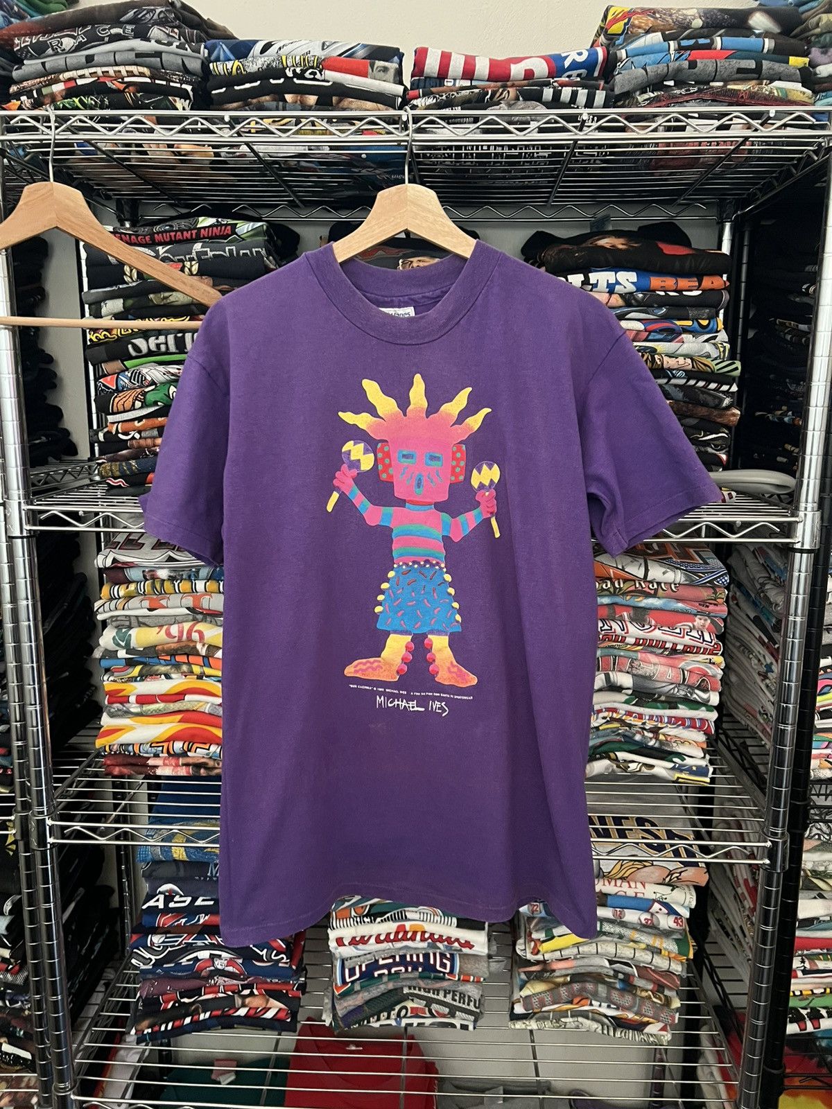 Arts & Science 1989 “Sun Kachina” Michael Ives Tribal 80s Tee Size US L / EU 52-54 / 3 - 1 Thumbnail