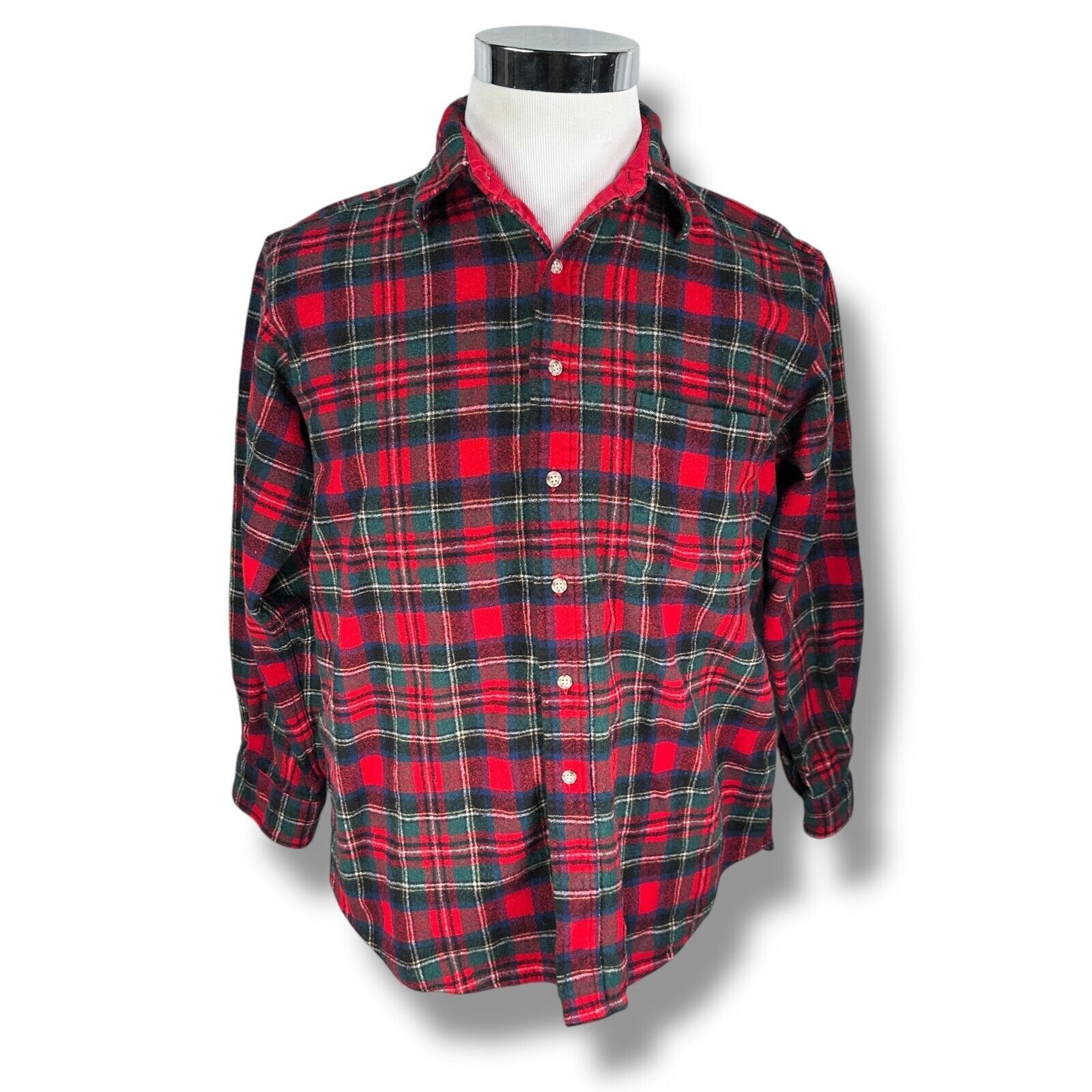 Pendleton Vintage Pendleton Flannel Shirt Mens Large Red Wool Christie Size US L / EU 52-54 / 3 - 1 Thumbnail
