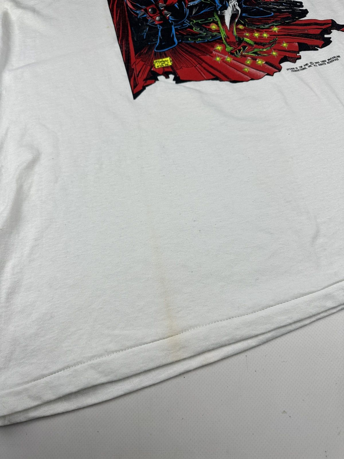 Vintage Vintage 1993 Todd McFarlane Best Spawn Promo T-shirt Size US XL / EU 56 / 4 - 8 Thumbnail