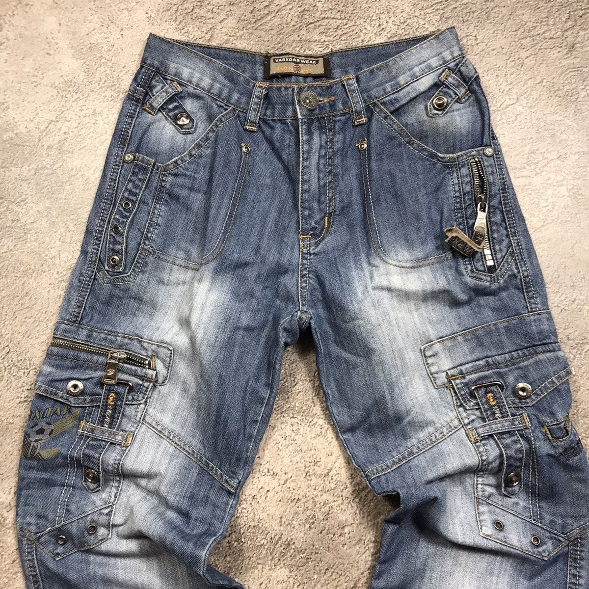 If Six Was Nine vintage y2k denim japan jeans distressed flared 90s Size 27" / US 4 / IT 40 - 5 Thumbnail