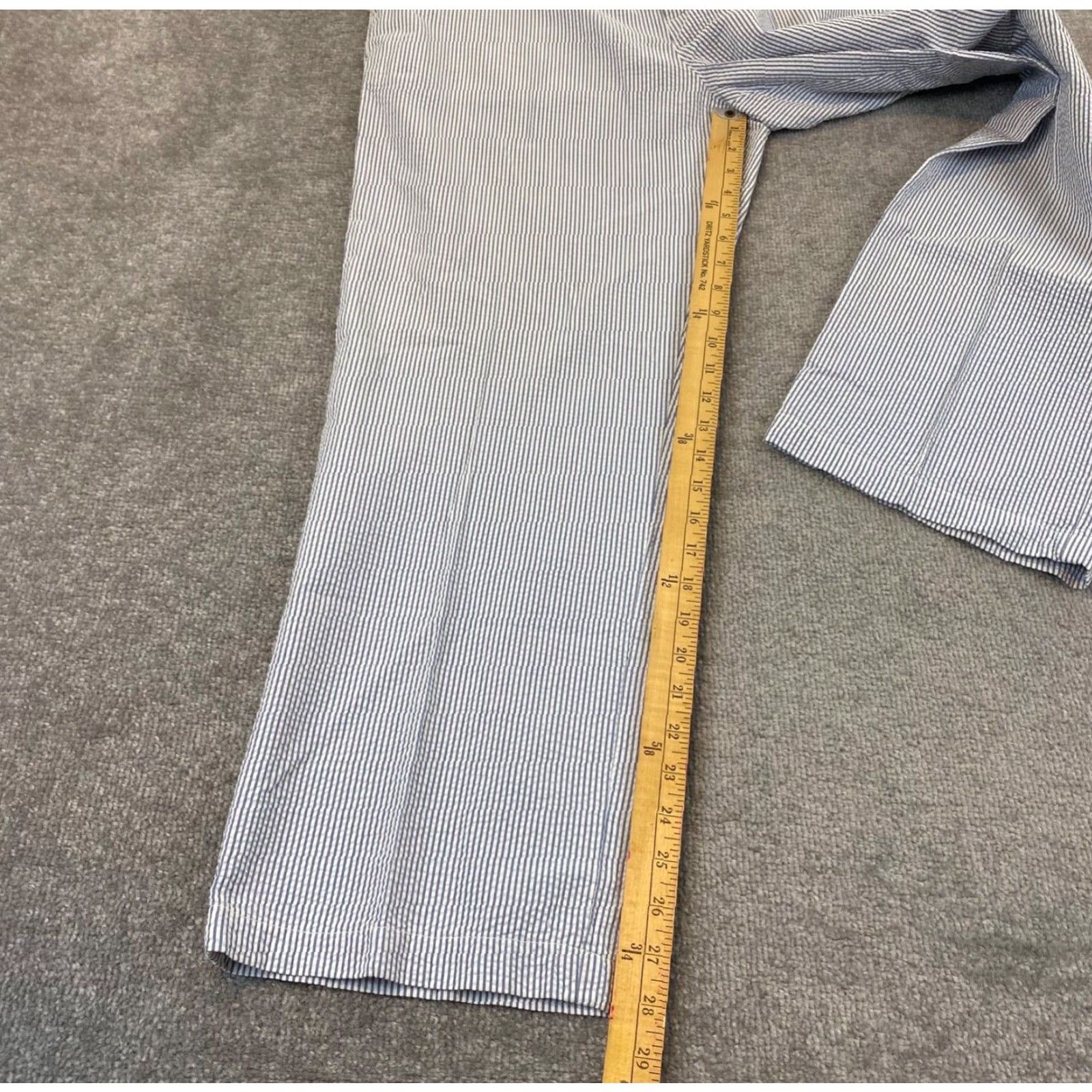Vintage VINTAGE Vineyard Vines Pants Men 34x30 Khaki Relaxed Leg Striped Cotton Casual Outdoor Size US 34 / EU 50 - 4 Thumbnail