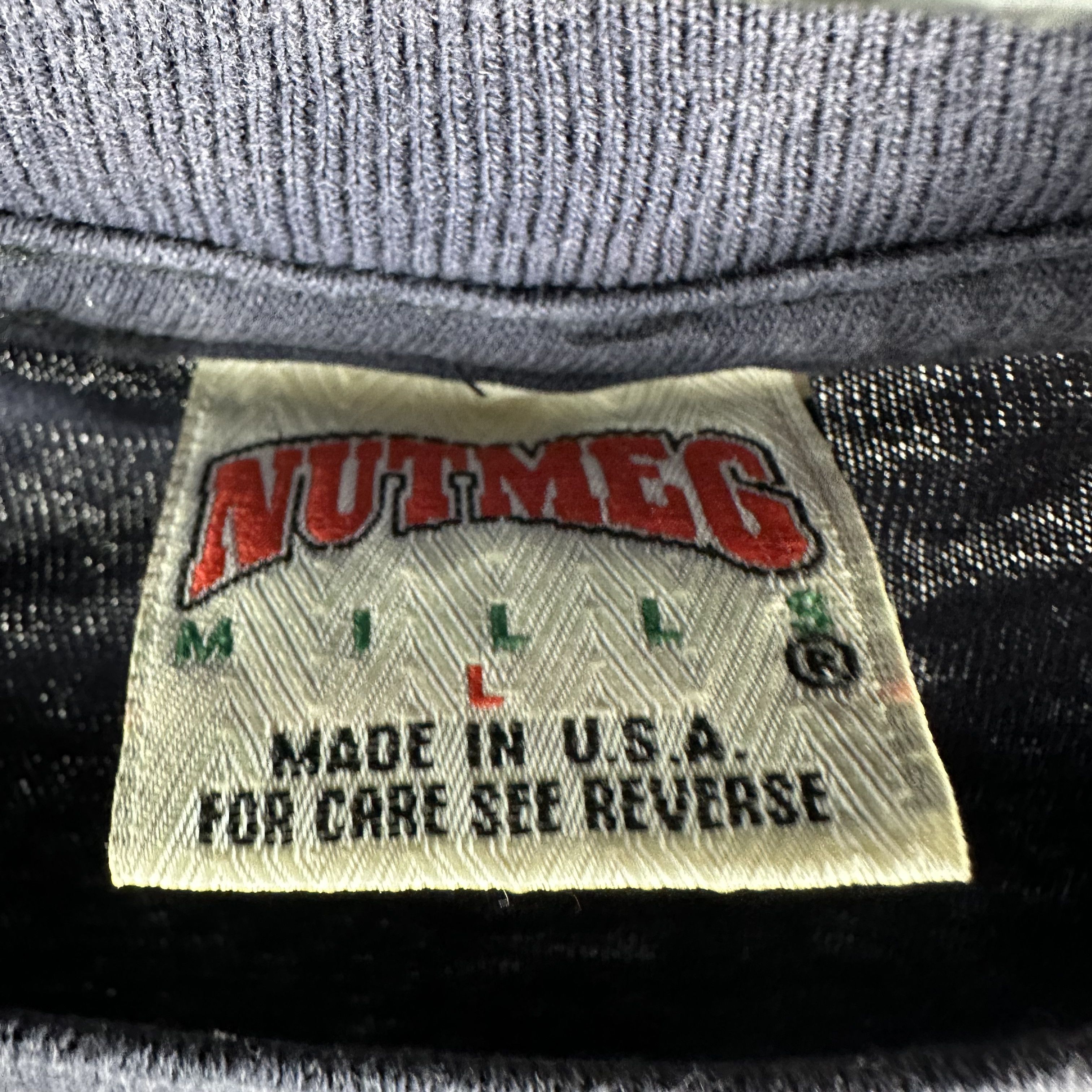 Vintage 90s Atlanta Braves Baseball MLB Nutmeg Single Stitch T-Shirt Size US L / EU 52-54 / 3 - 3 Thumbnail