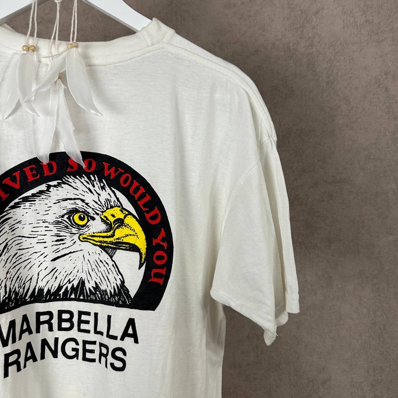 Vintage Vintage Marbella Ranger tee Moto T-shirts Big Logo Eagle Size US L / EU 52-54 / 3 - 5 Thumbnail