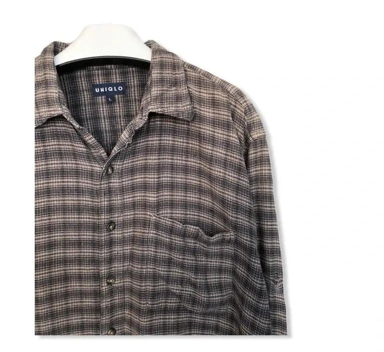 Japanese Brand japane brand Uniqlo Plaid Tartan Flannel Shirt 👕 Size US L / EU 52-54 / 3 - 2 Thumbnail