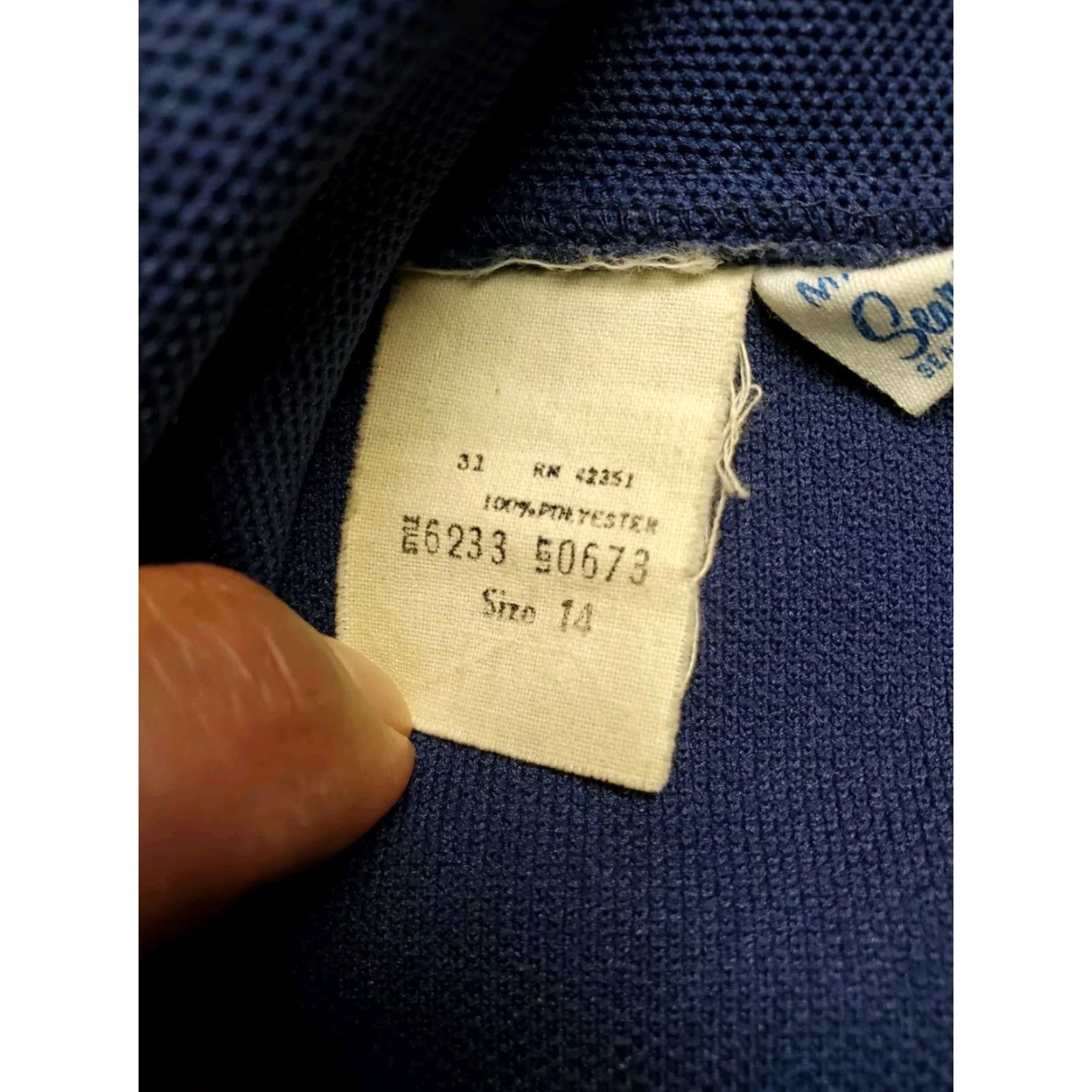 Sears VINTAGE Sears Jacket 14 Womens Blue Button Up Americana Retro 70s USA Size XL / US 12-14 / IT 48-50 - 7 Thumbnail