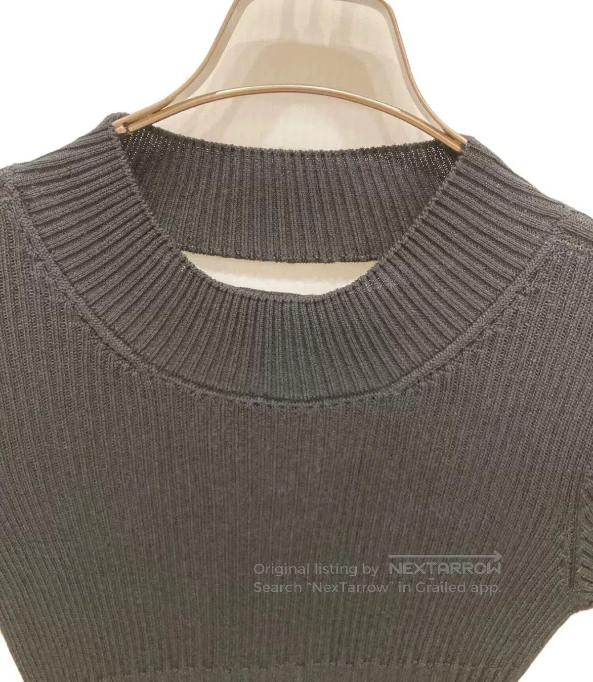 Yohji Yamamoto Yohji Yamamoto Cropped Round Neck Short Sleeve Knit. Size M / US 6-8 / IT 42-44 - 3 Thumbnail