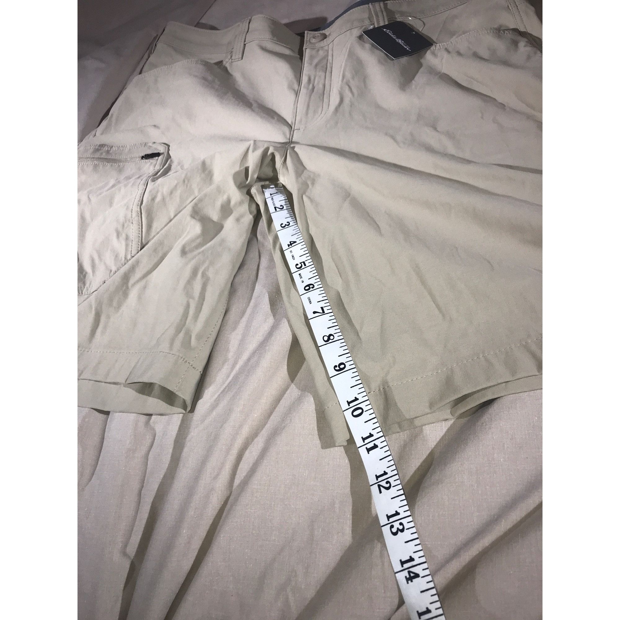 Eddie Bauer Eddie Bauer Men's "Live Your Adventure" Beige Active Shorts Size US 38 / EU 54 - 7 Thumbnail