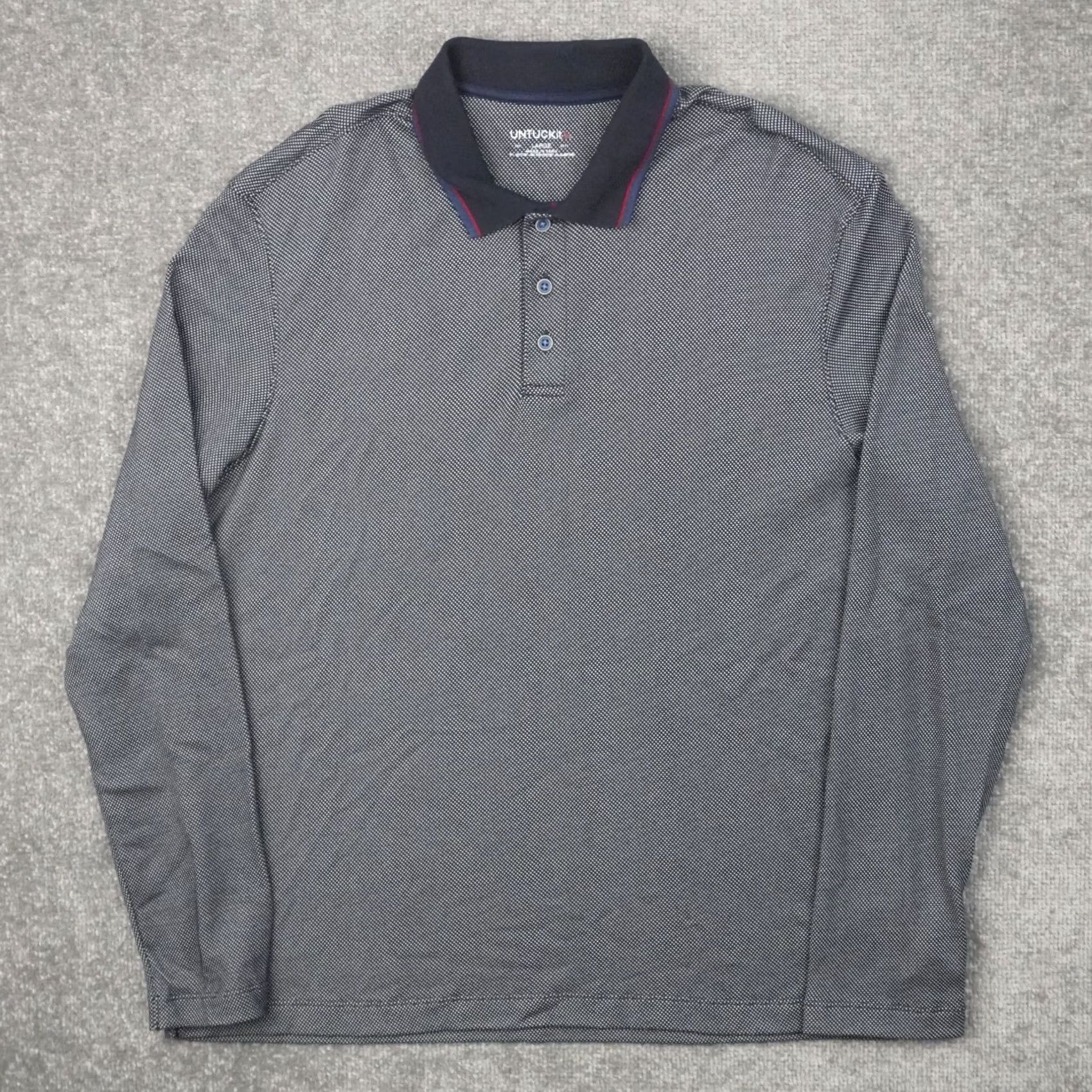 UNTUCKit UNTUCKit Polo Shirt Men L Multicolor Long Sleeve Collared Button Tee Shirt Size US L / EU 52-54 / 3 - 2 Thumbnail