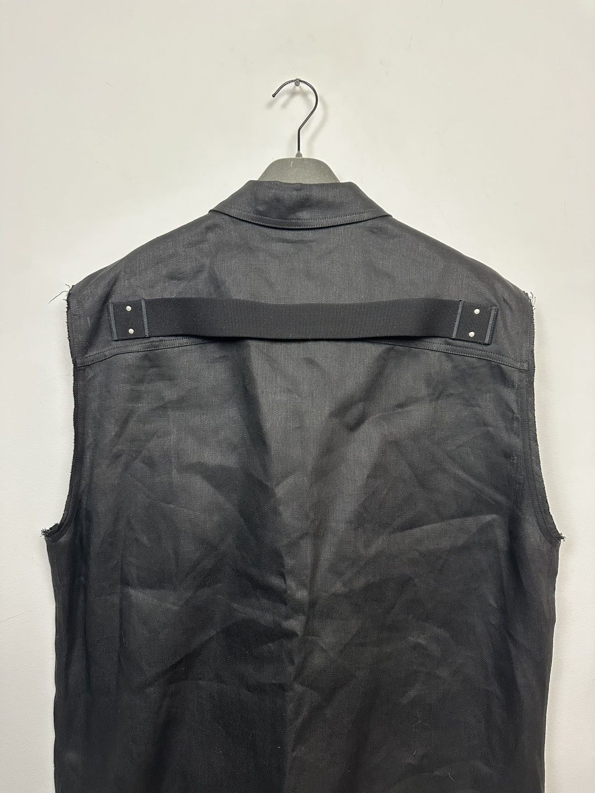Rick Owens SS25 ‘HOLLYWOOD’ Runway Rider Linen Vest Size US M / EU 48-50 / 2 - 5 Thumbnail