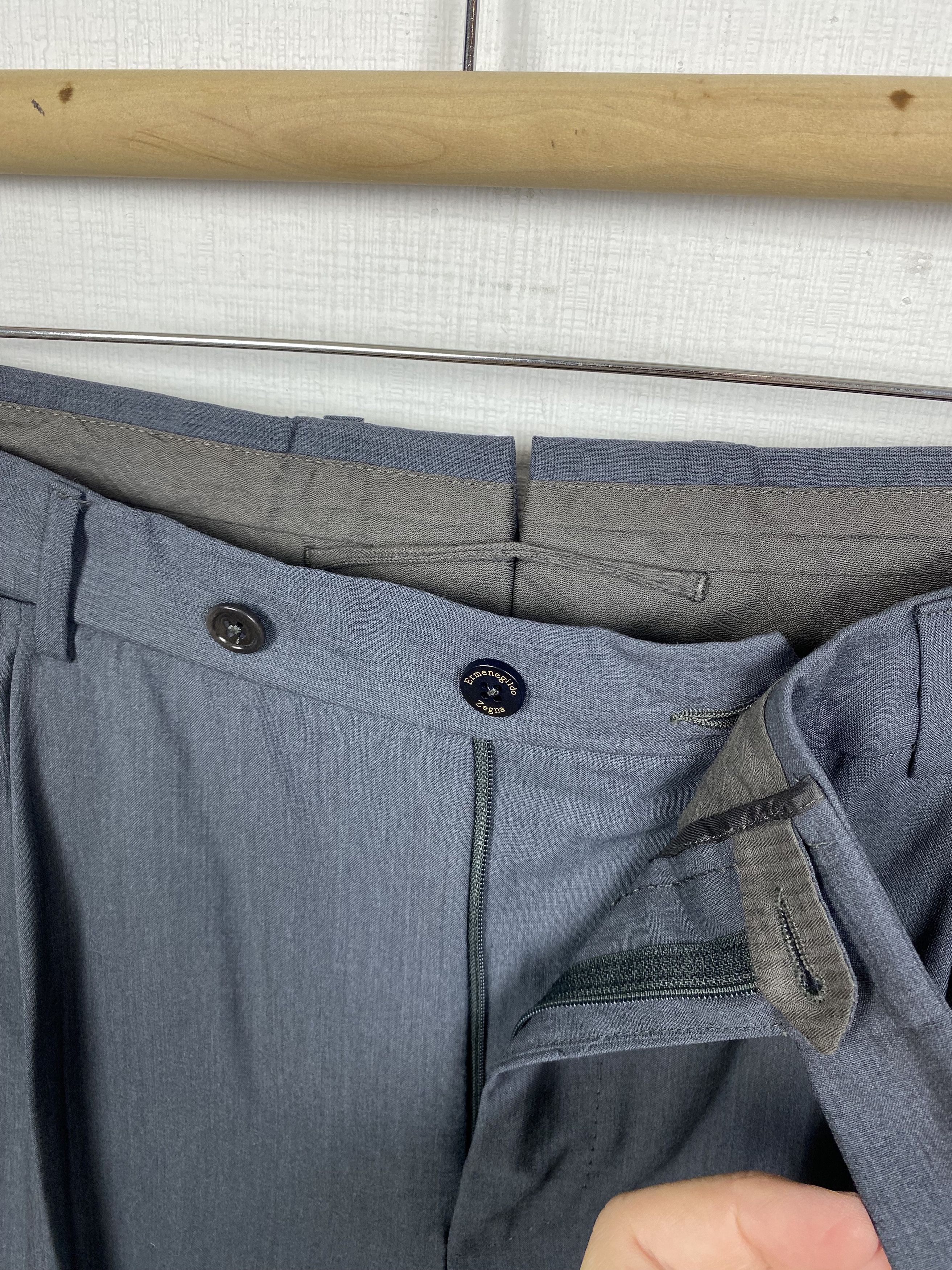 Ermenegildo Zegna Ermenegildo Zegna Wool Men Dress Pants size 52 Size US 36 / EU 52 - 5 Thumbnail
