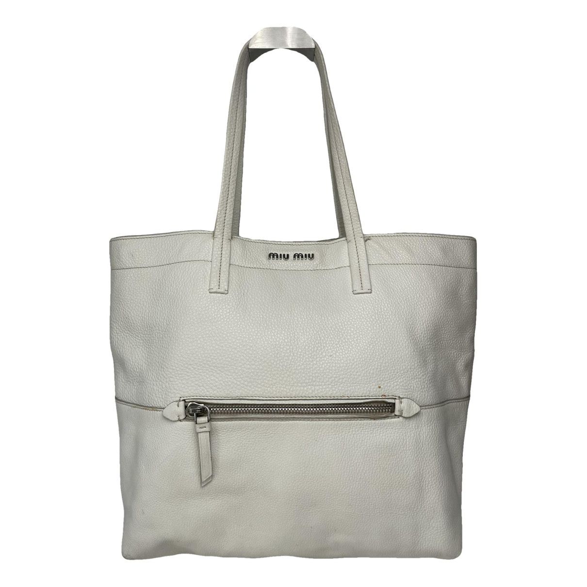 Miu Miu Bow bag White Leather Handbag Size ONE SIZE - 1 Thumbnail