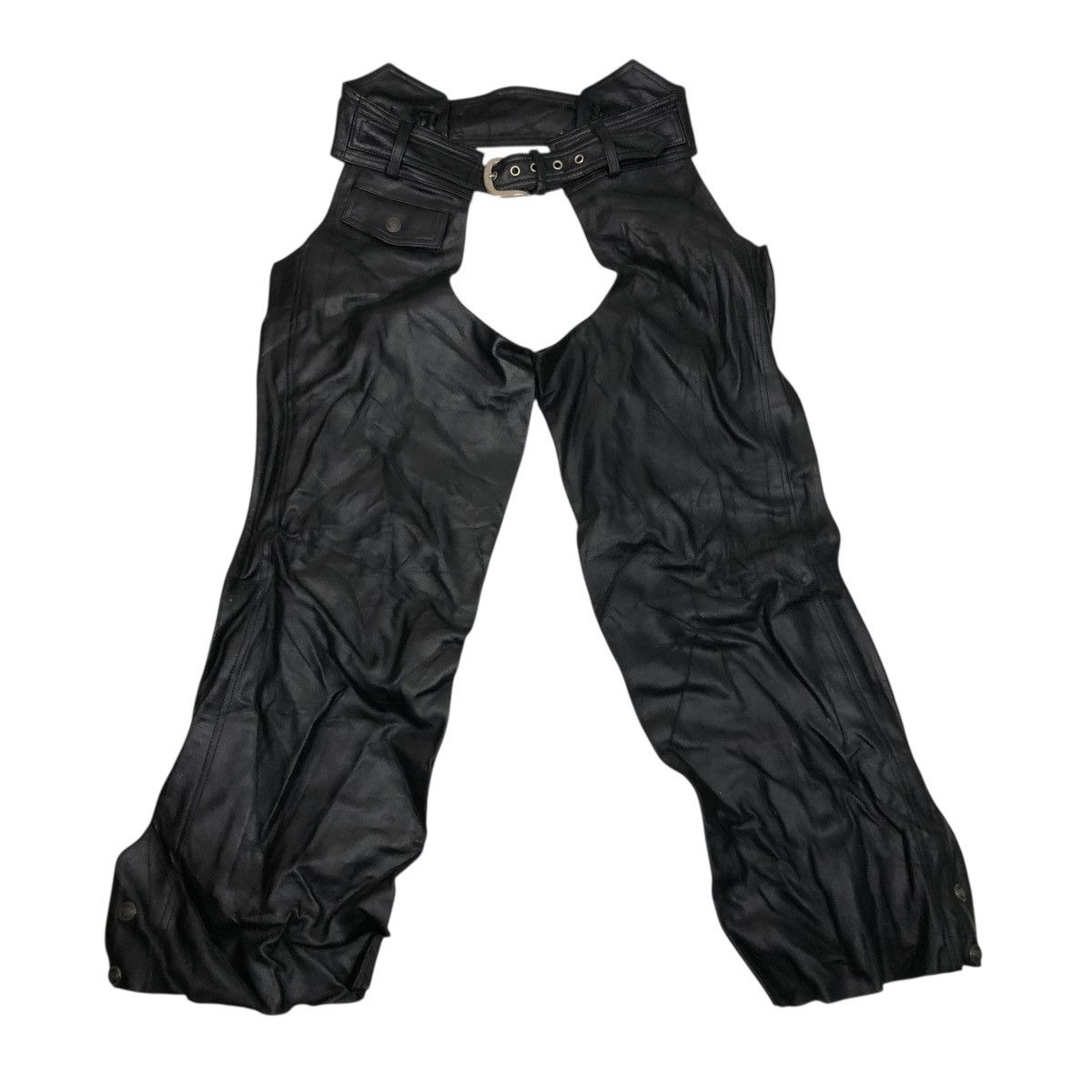 Harley Davidson 🔥VINTAGE GENUINE LEATHER BIKER PANTS HARLEY DAVIDSON Size US 32 / EU 48 - 1 Thumbnail