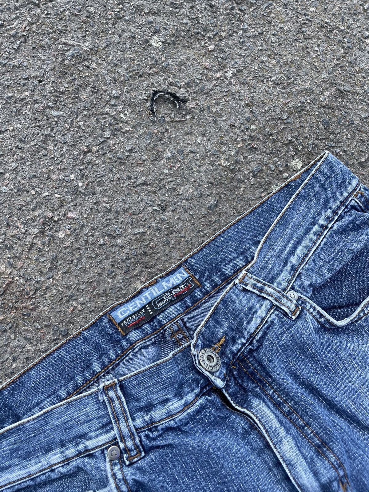 Japanese Brand × Vintage Y2K Mutli pocket avant garde jeans Size US 30 / EU 46 - 4 Thumbnail