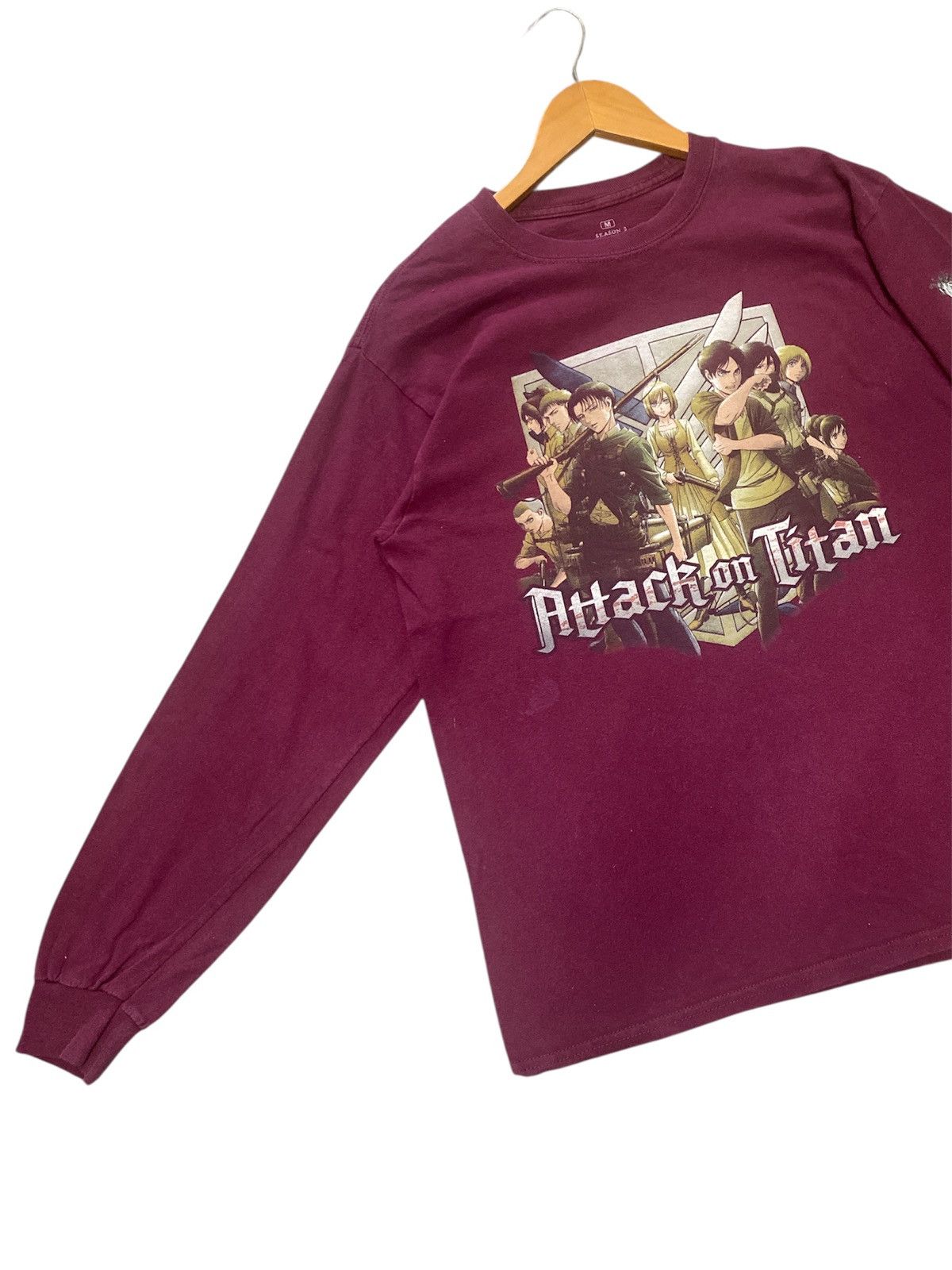 Anime × Japanese Brand × Vintage 💸BINDING OFFER💸VINTAGE ATTACK ON TITAN SEASON 3 ANIME TEE💥 Size US M / EU 48-50 / 2 - 3 Thumbnail