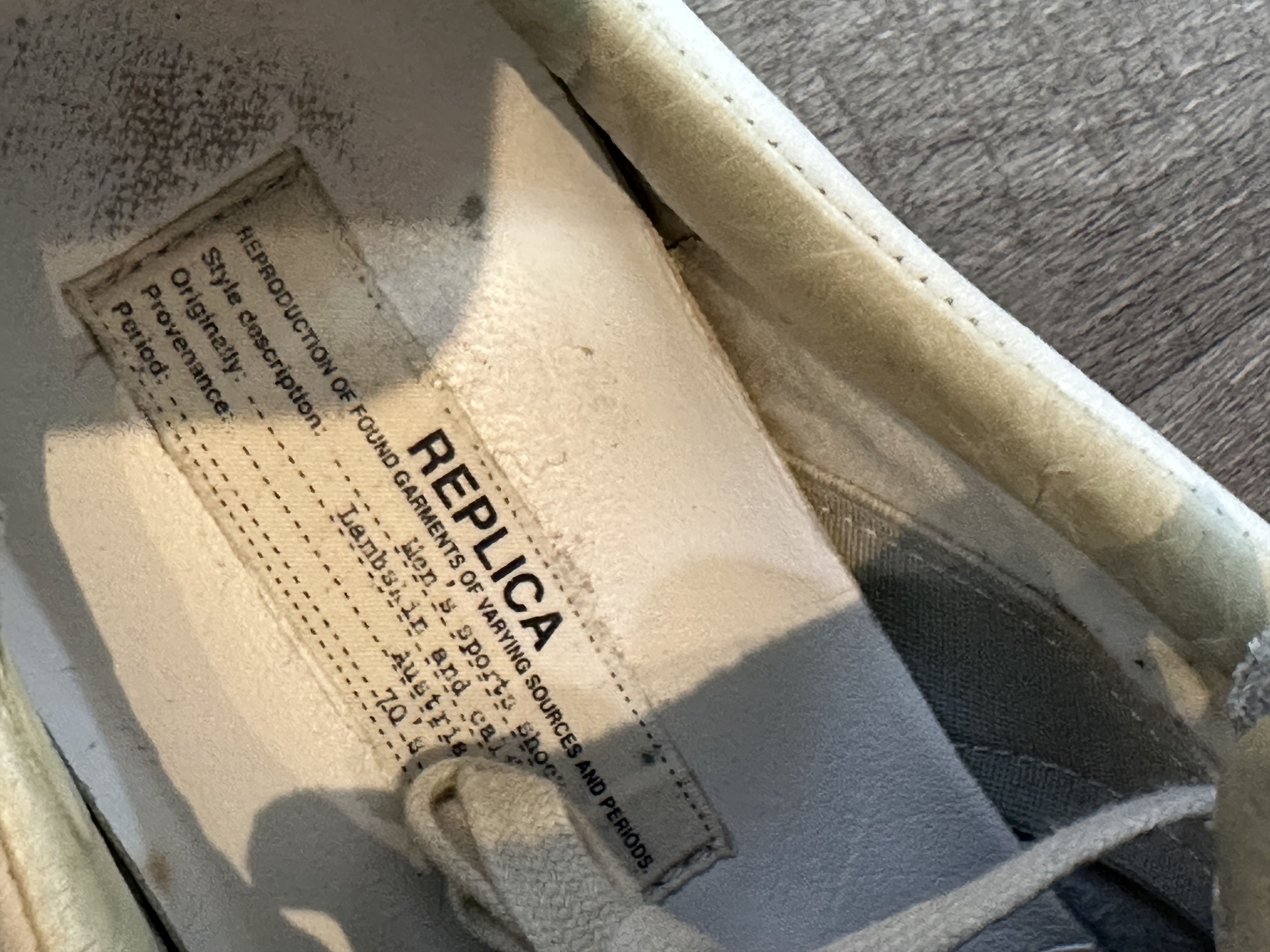 Maison Margiela Maison Margiela GATS Replica Sneaker White/Grey Size US 8 / EU 41 - 12 Thumbnail