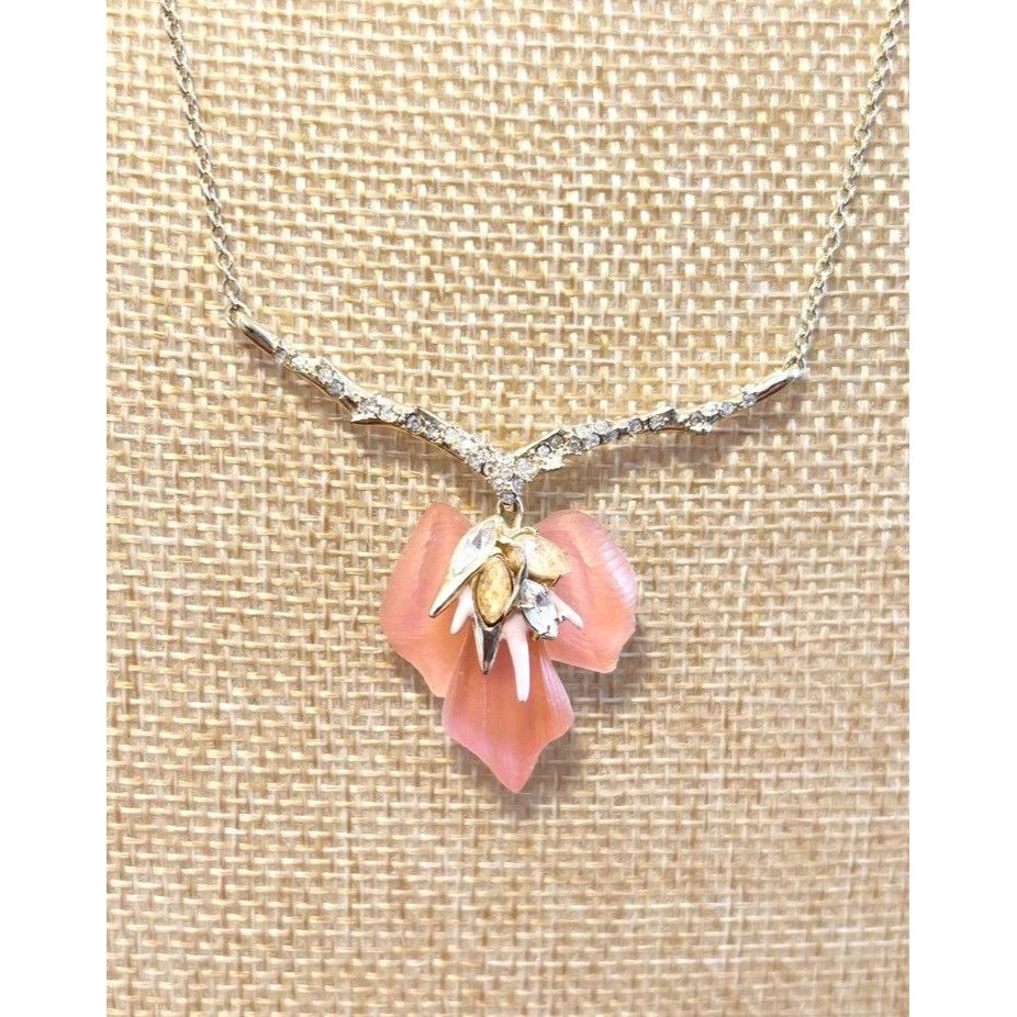 Alexis Bittar Alexis Bittar Desert Jasmine Orchard Lucite Pendant Necklace Size ONE SIZE - 2 Thumbnail