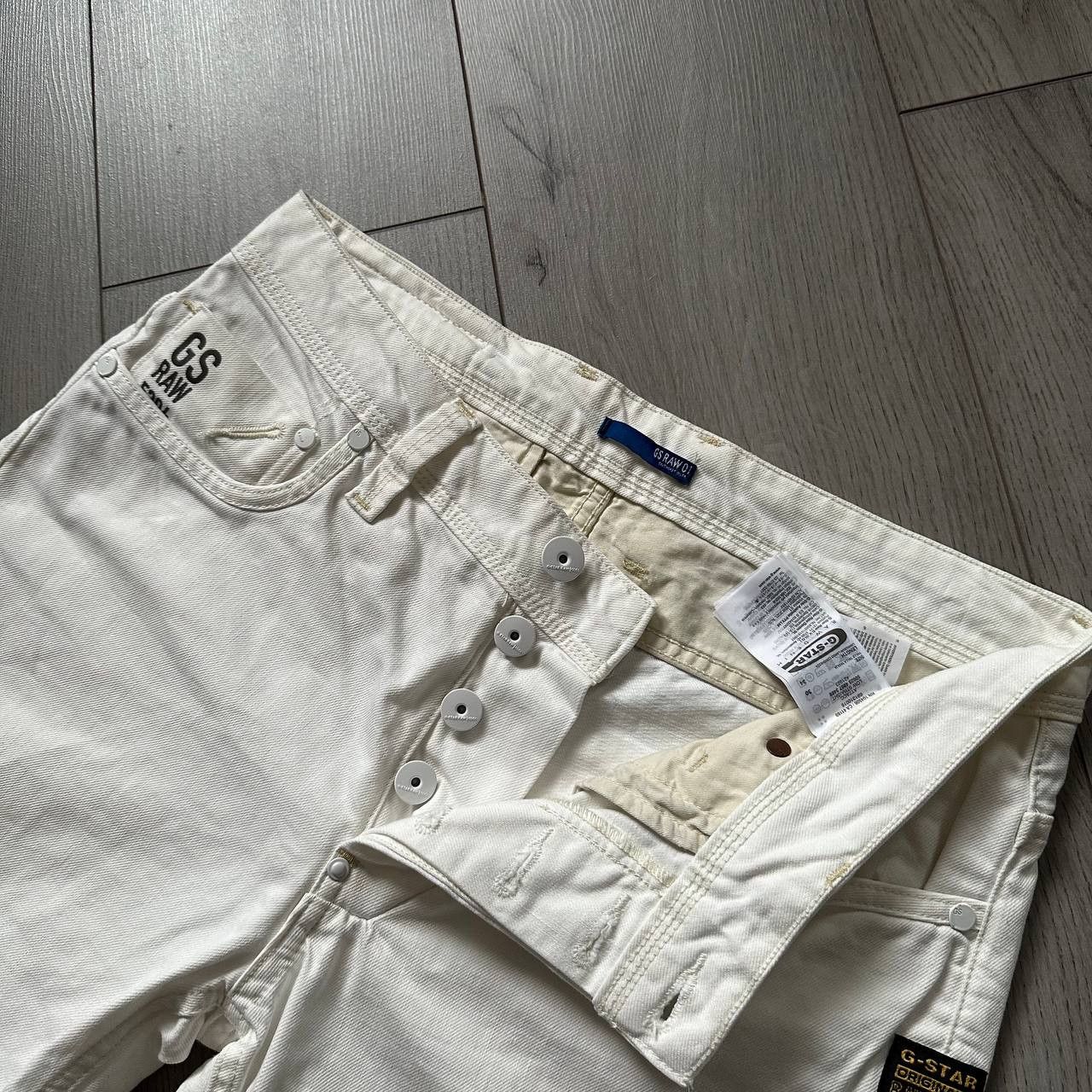 G-Star G Star Raw y2k Vintage Avant Garde White Denim Pants / Jeans Size US 30 / EU 46 - 9 Thumbnail