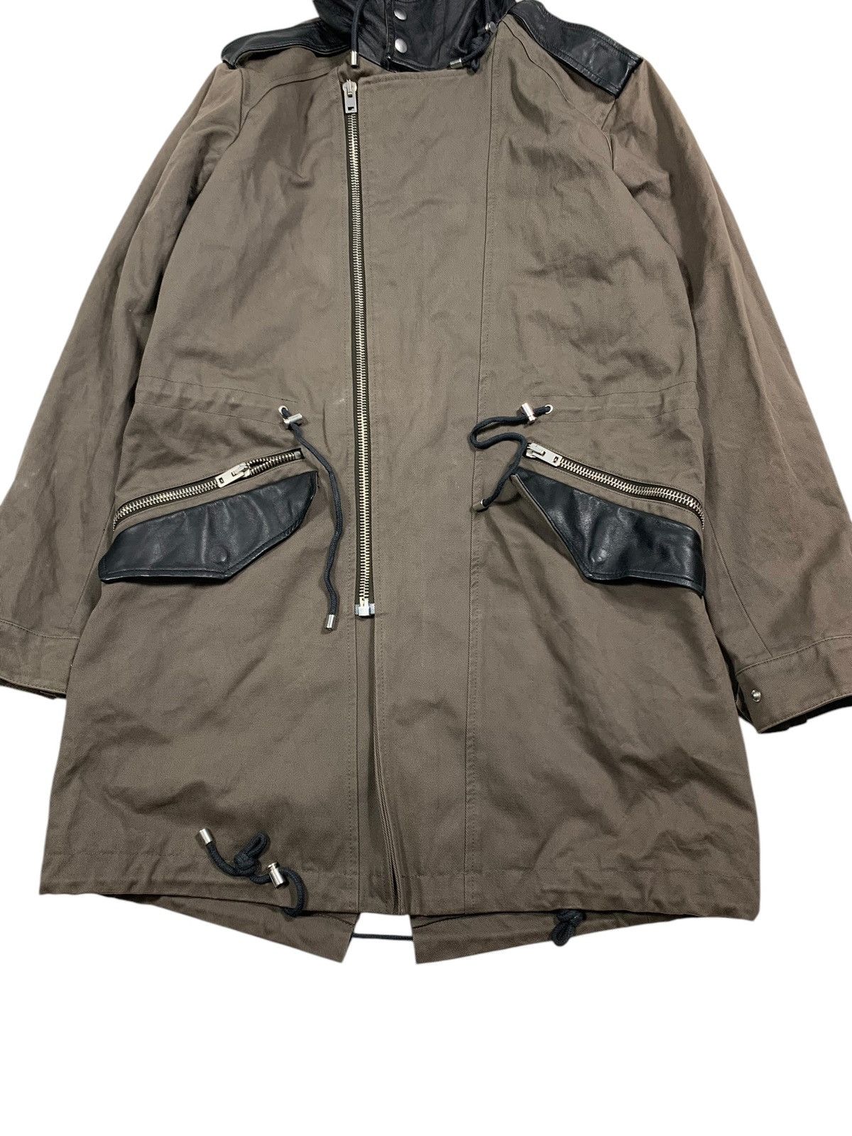 The Kooples ❤️‍🔥GRAIL❤️‍🔥 The Kooples Apocalypse Minimal Hybird Hoodie parka Size US M / EU 48-50 / 2 - 4 Thumbnail