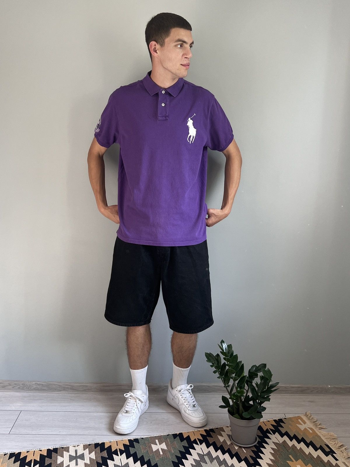 Vintage Vintage Polo Ralph Lauren Wimbledon T-shirt Size US XL / EU 56 / 4 - 2 Thumbnail