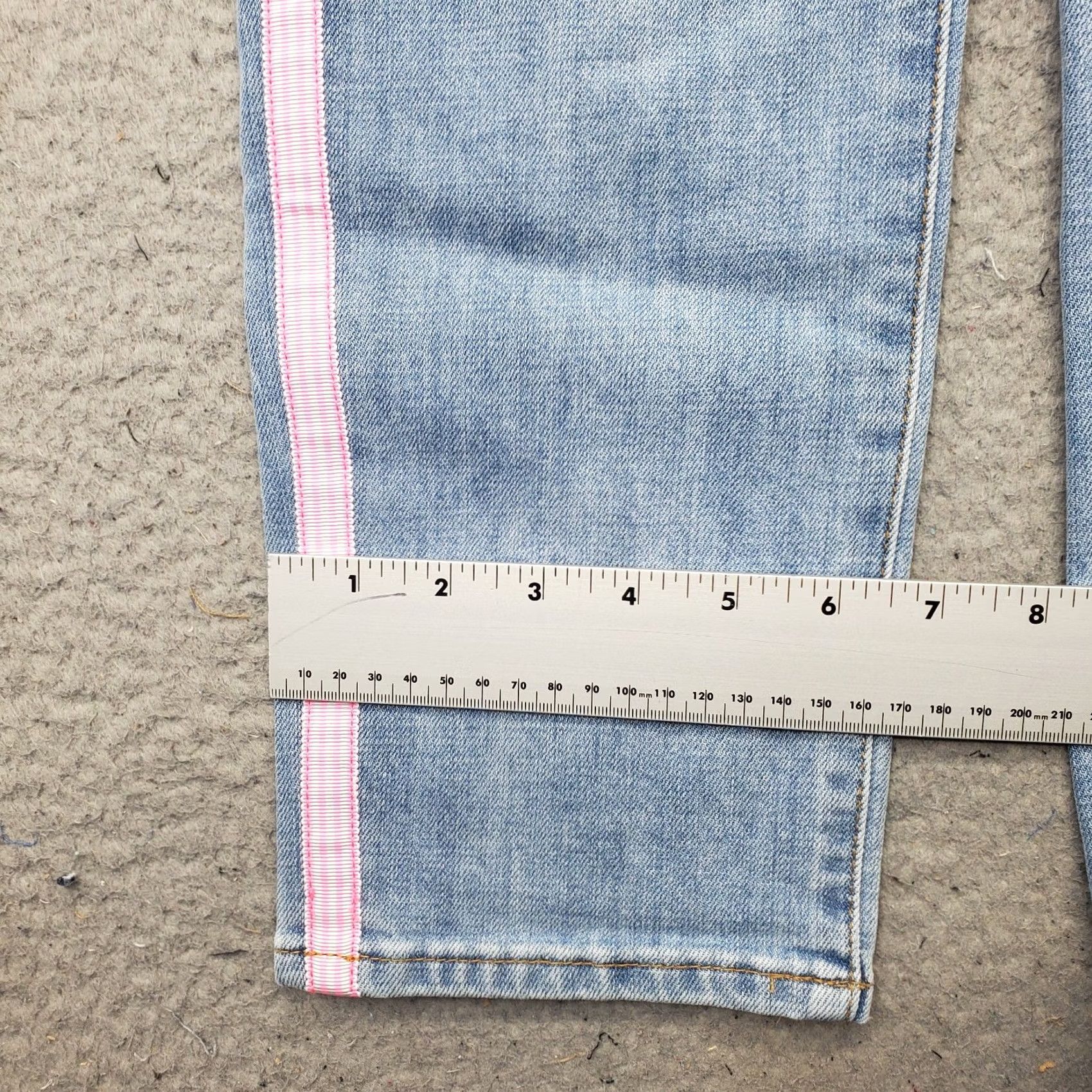 Talbots Talbots Modern Ankle Jeans Womens 4P Blue Denim Medium Wash 5-Pocket Design Straight Jeans XS? Size 27" / US 4 / IT 40 - 5 Thumbnail