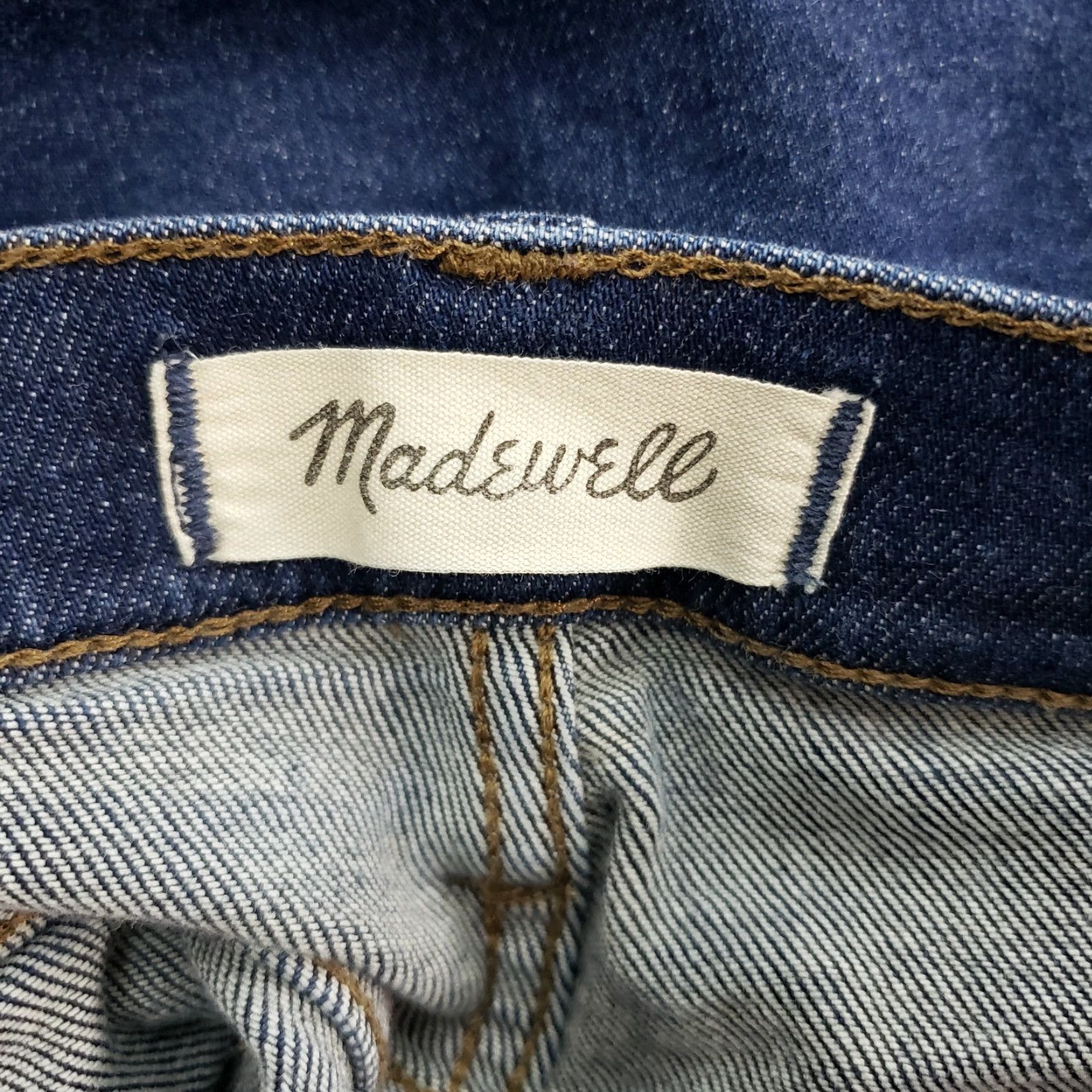 Madewell Madewell Womens Jeans 9" Mid Rise Skinny Jeans Sz 27 Blue Medium Wash Denim Cotton Blend Regular Inseam 28" Boys Girls Mens Womens Size 27" / US 4 / IT 40 - 6 Thumbnail