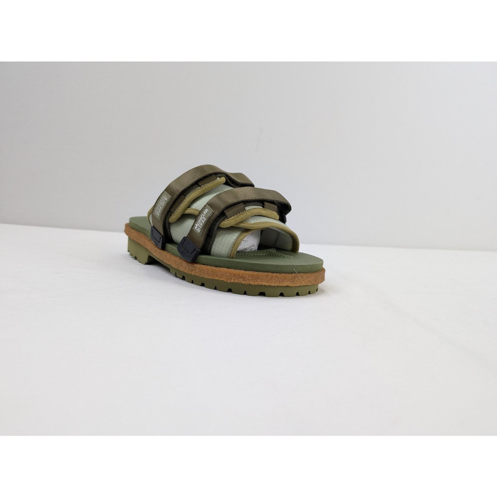 Moncler × Suicoke o1rshd1 Q:2 / Slide Slippers in Green Size US 8 / EU 41 - 2 Thumbnail