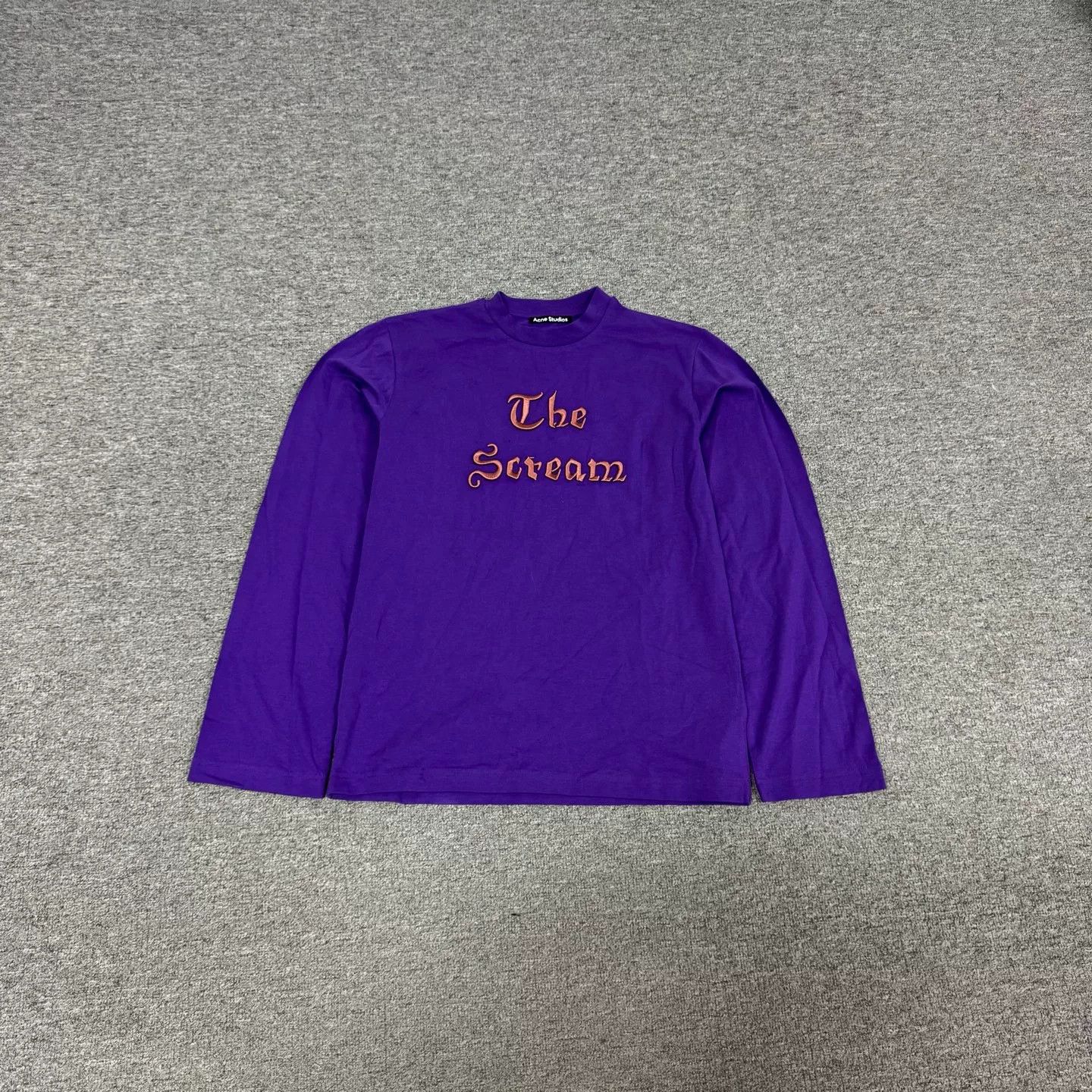 Acne Studios Acne Studios Embroidered Logo Crewneck Tee Size XXS / US 00 / IT 34 - 1 Thumbnail