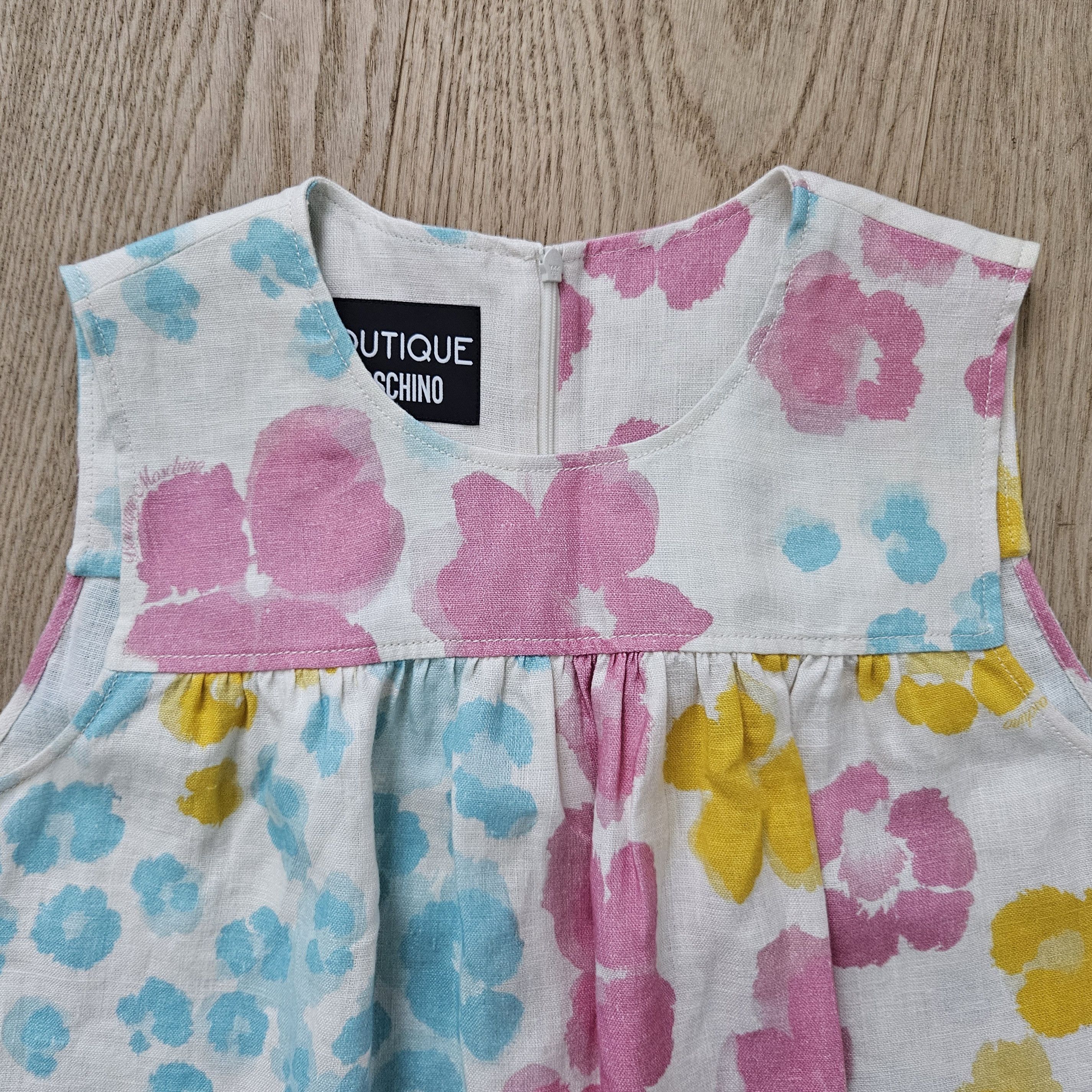 Boutique Moschino Boutique Moschino Floral Linen Shift Dress – IT 40 / US 4 Size S / US 4 / IT 40 - 5 Thumbnail