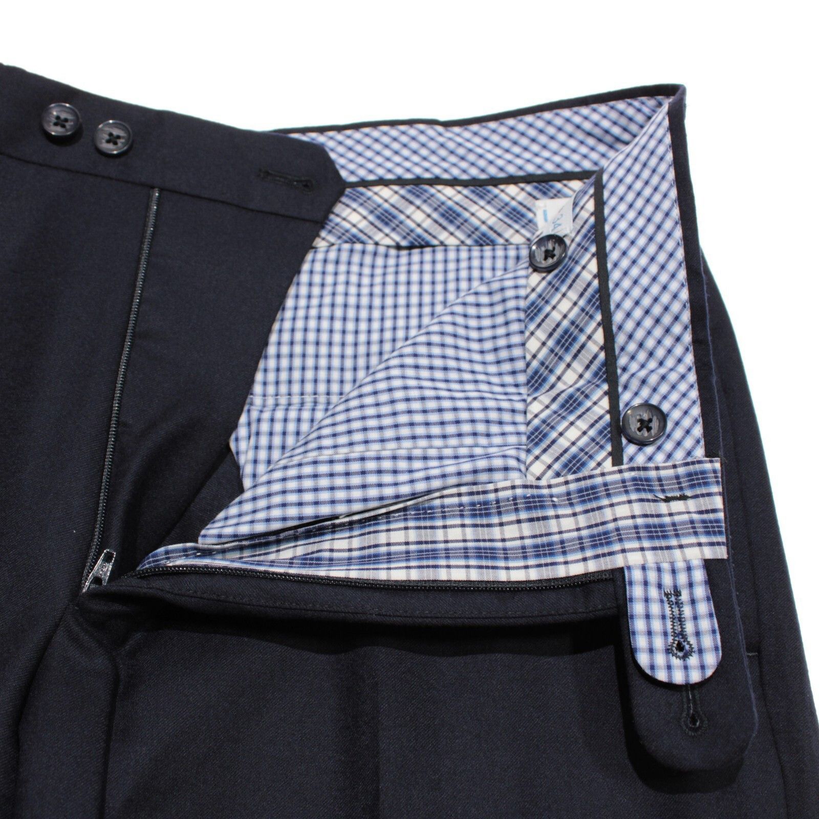 Other Valentini New with tags Dress Pants Size 34 US In Blue Size US 34 / EU 50 - 3 Thumbnail