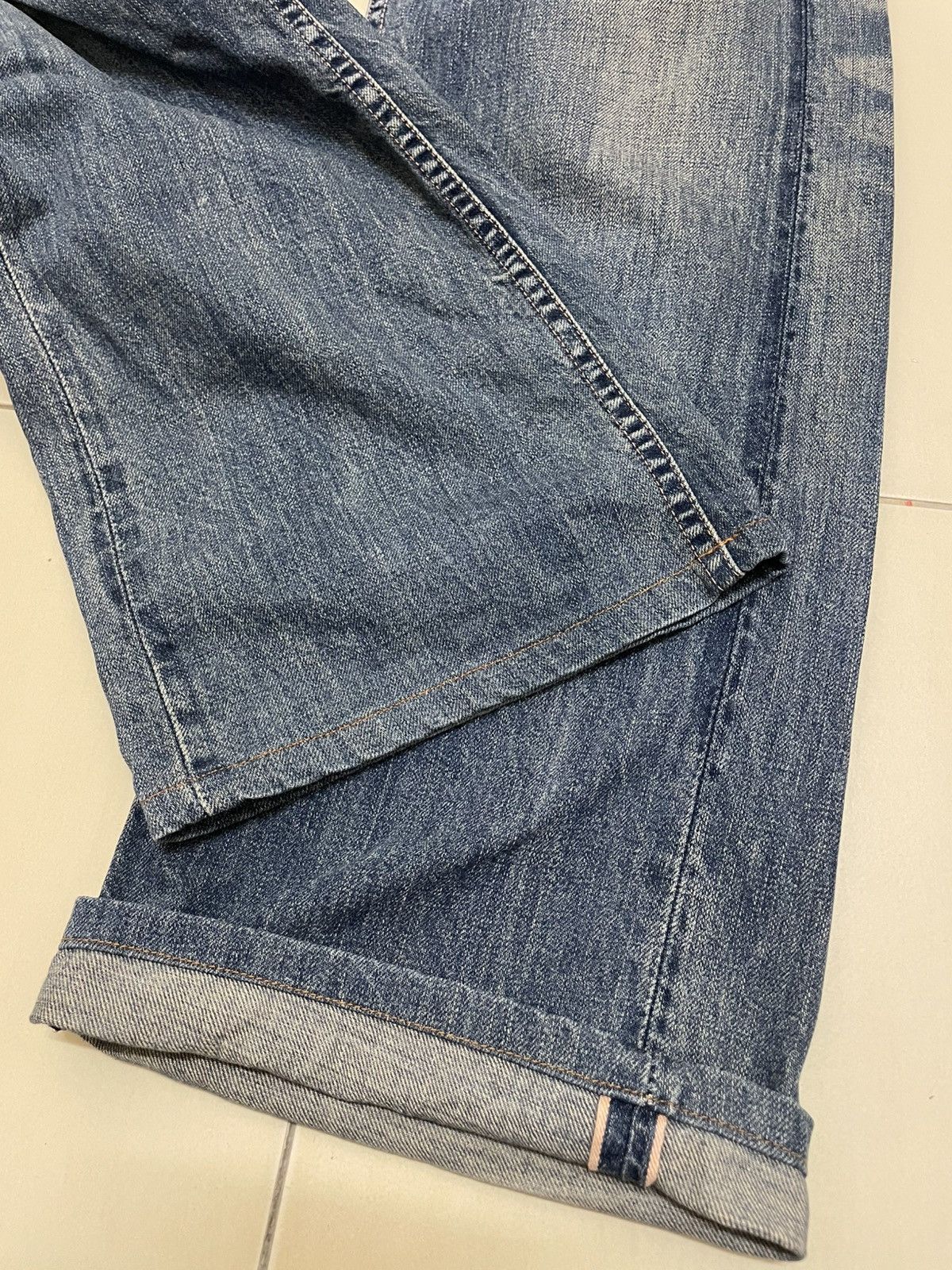 Johnbull × Vintage Johnbull Selvedge Fatigue Jeans Size 32" / US 10 / IT 46 - 2 Thumbnail