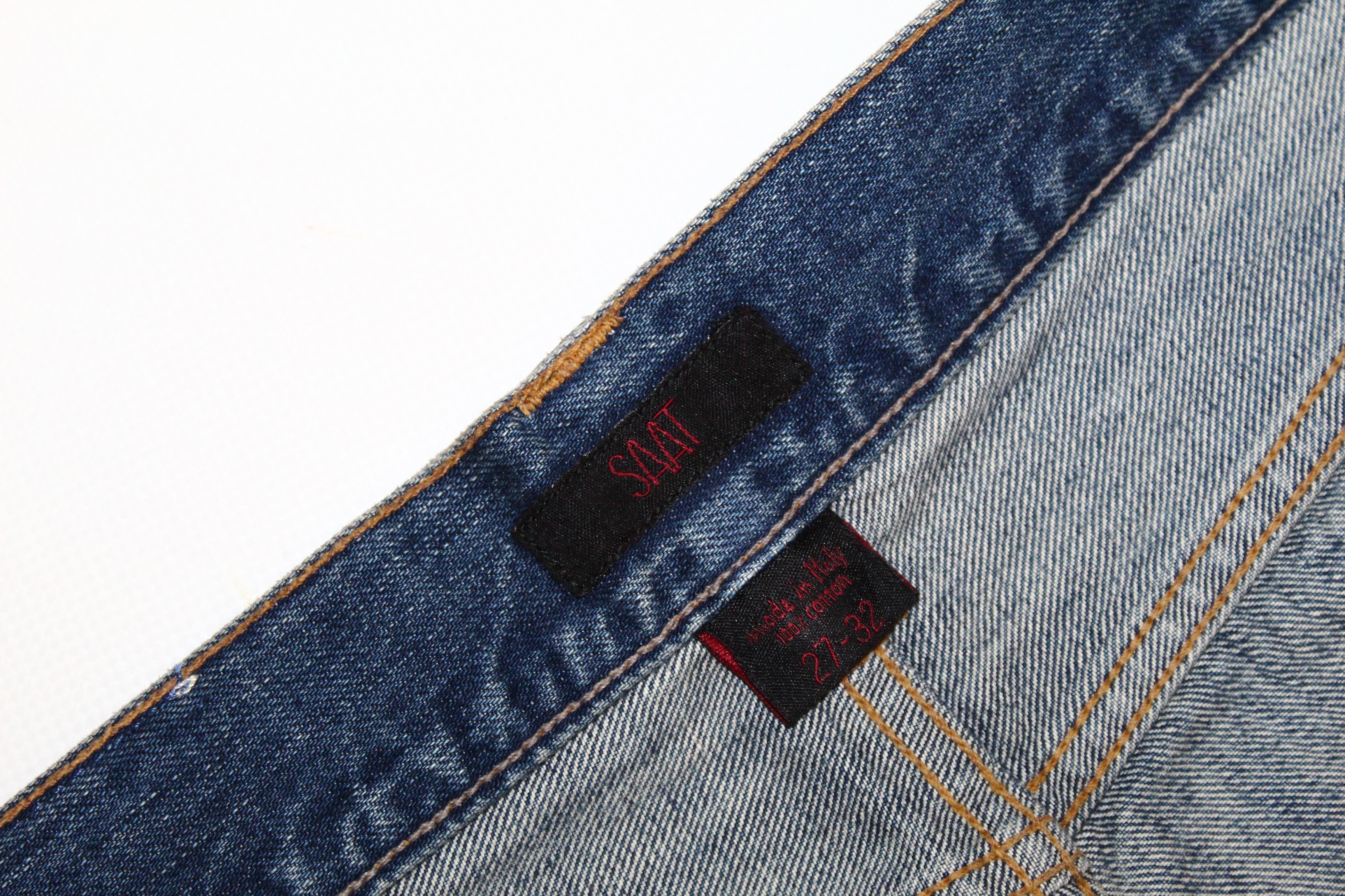 If Six Was Nine 💥 BLUEZONE 2017 Runway Jeans RED SELVAGE. 4x Brands Collab Size US 30 / EU 46 - 9 Thumbnail