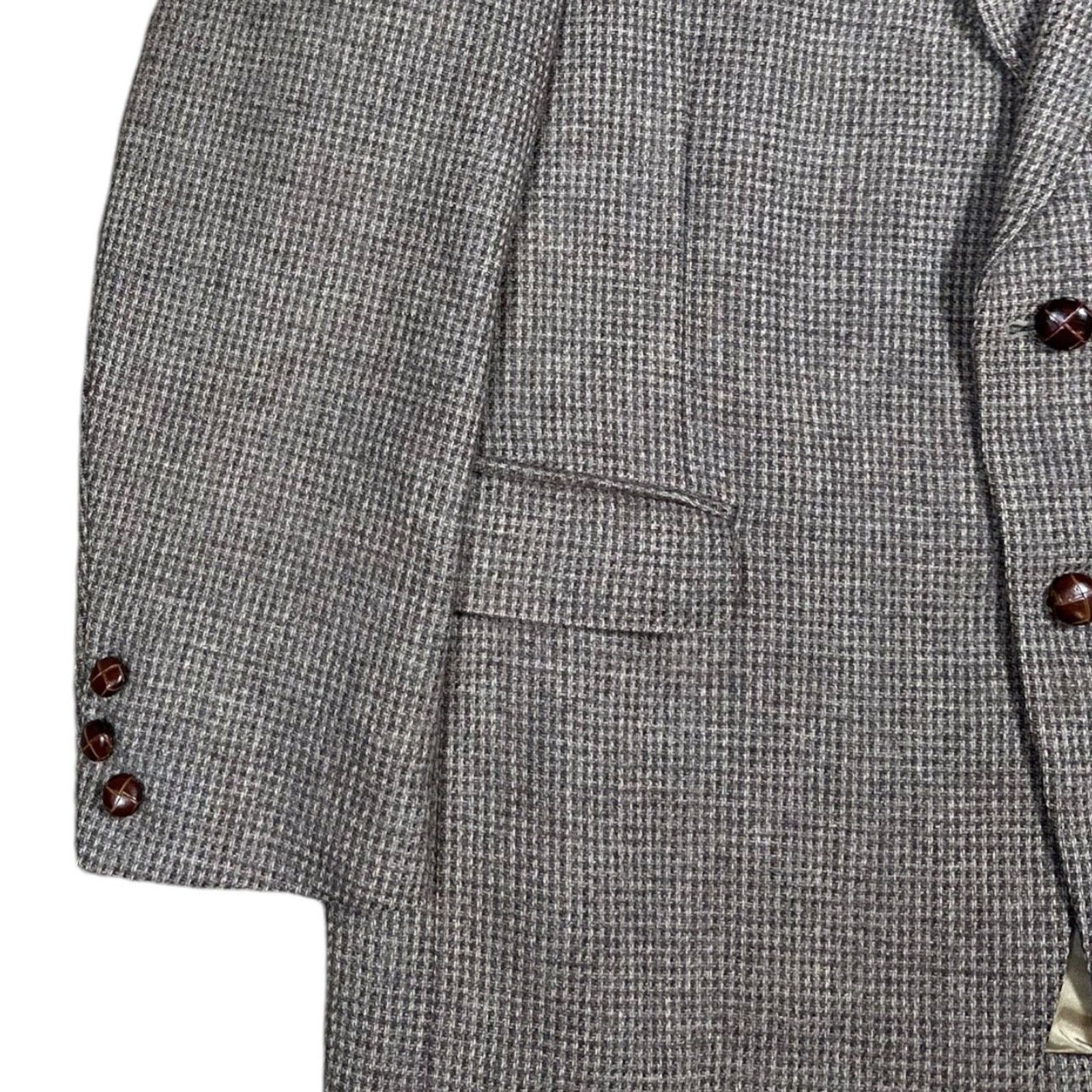 Other Rothschilds Men's 44R Houndstooth Sport Coat Blazer Size 44R - 4 Thumbnail