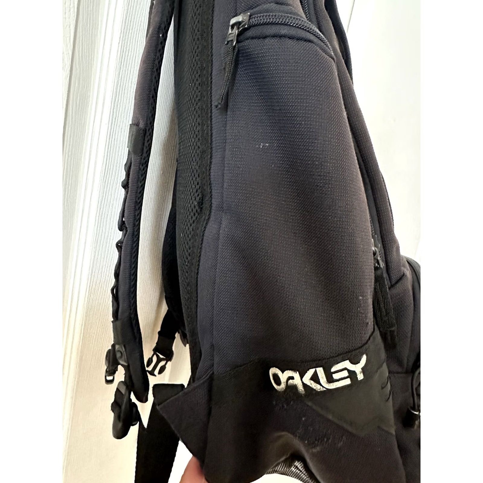 Oakley VINTAGE Oakley Backpack 1.0 90s Dark Navy Nylon Men Black 90s Y2K Bag RARE Size ONE SIZE - 6 Thumbnail
