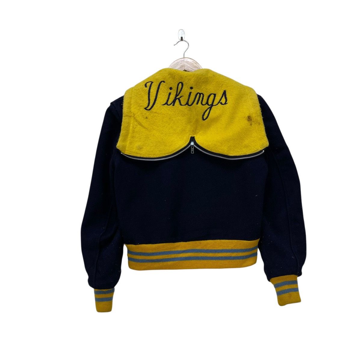 Delong 💥Vintage Delong Wool Varsity Sailor Collar Jacket Embroider Size US S / EU 44-46 / 1 - 1 Thumbnail