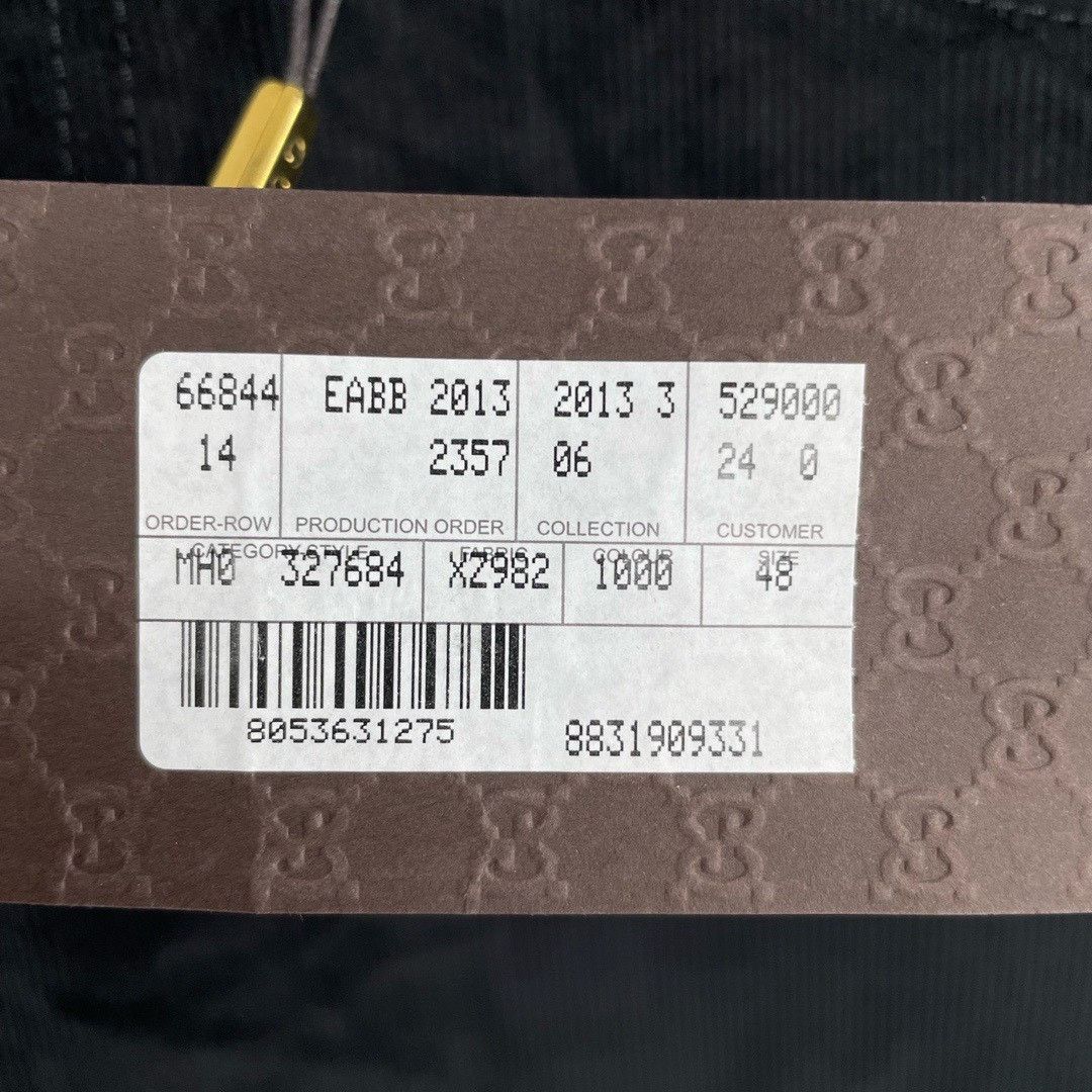 Gucci Gucci black corduroy trousers Nextarrow-2412 Size US 32 / EU 48 - 6 Thumbnail