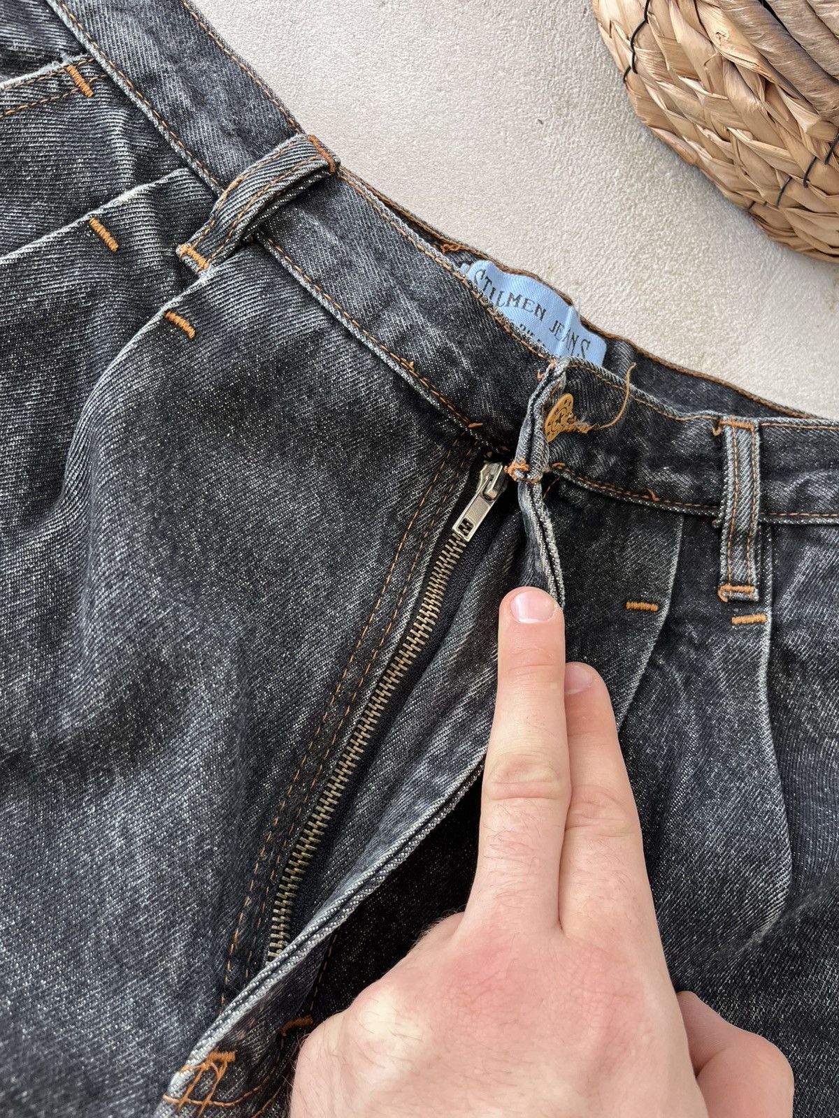 Cowboy Equipment Vintage Cowboy Denim Jeans Black Grey Marlboro Pants Y2K Size US 32 / EU 48 - 11 Thumbnail