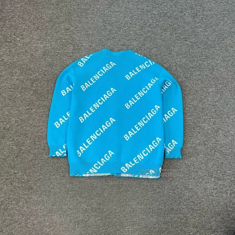Balenciaga Balenciaga All-Over Print Bullet Knit Cardigan Size US M / EU 48-50 / 2 - 2 Thumbnail