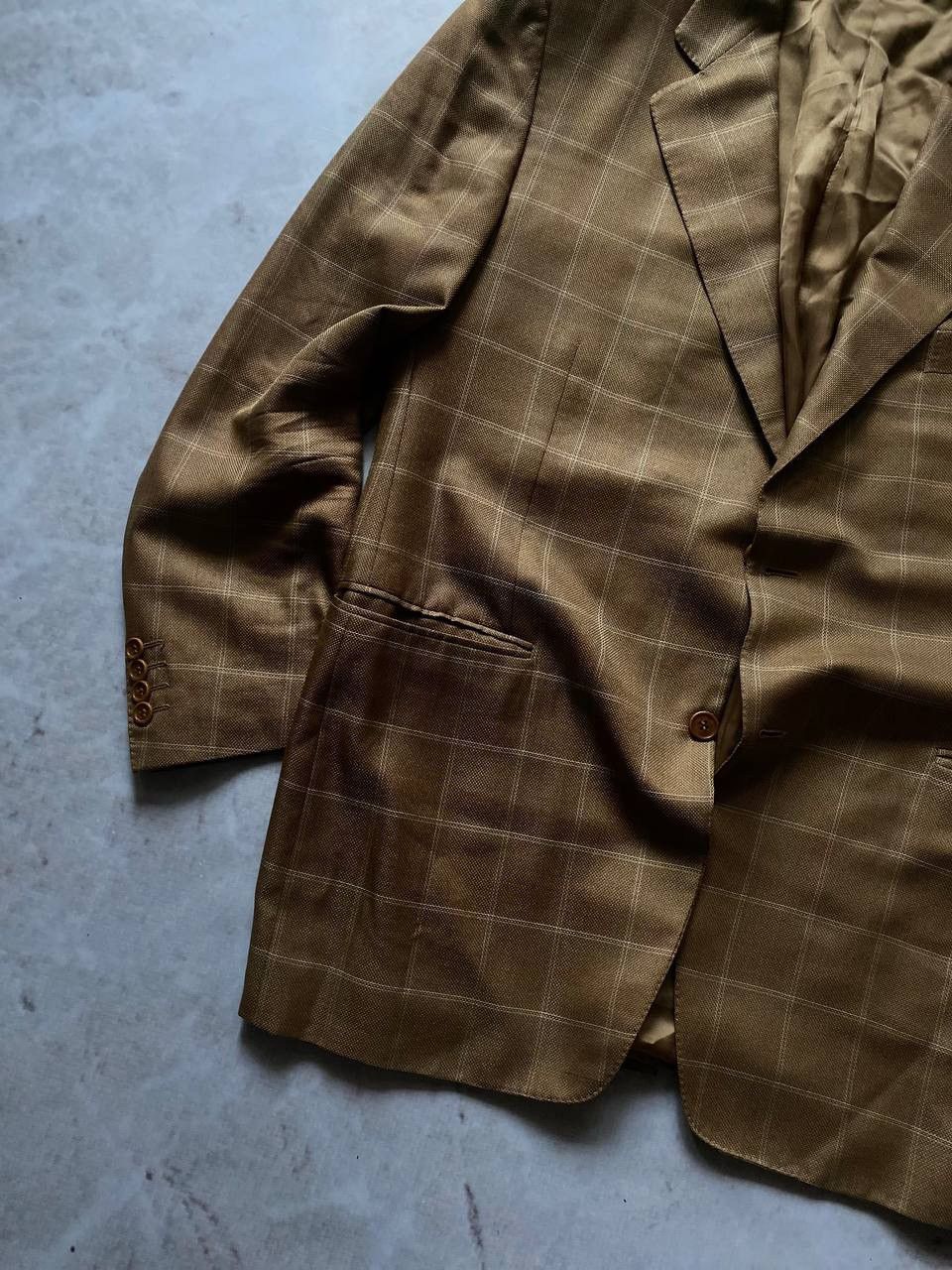 Canali × Vintage Vintage Canali Luxury Blazer Jacket OldMoney Style Size 54R - 2 Thumbnail